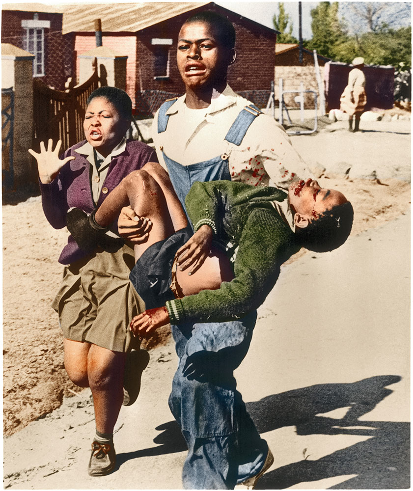 Soweto Uprising by Sam Nzima, 1976.