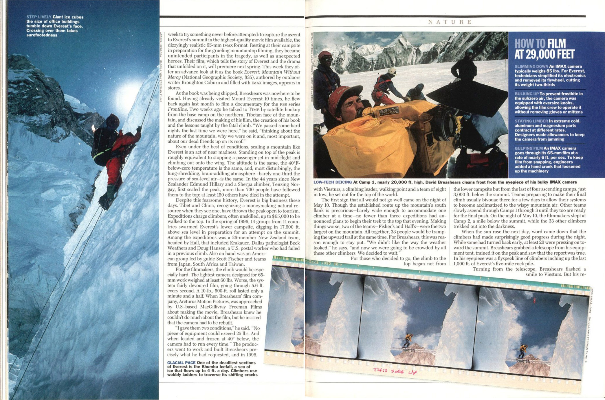 A spread from the Oct. 20, 1997, issue of TIME
