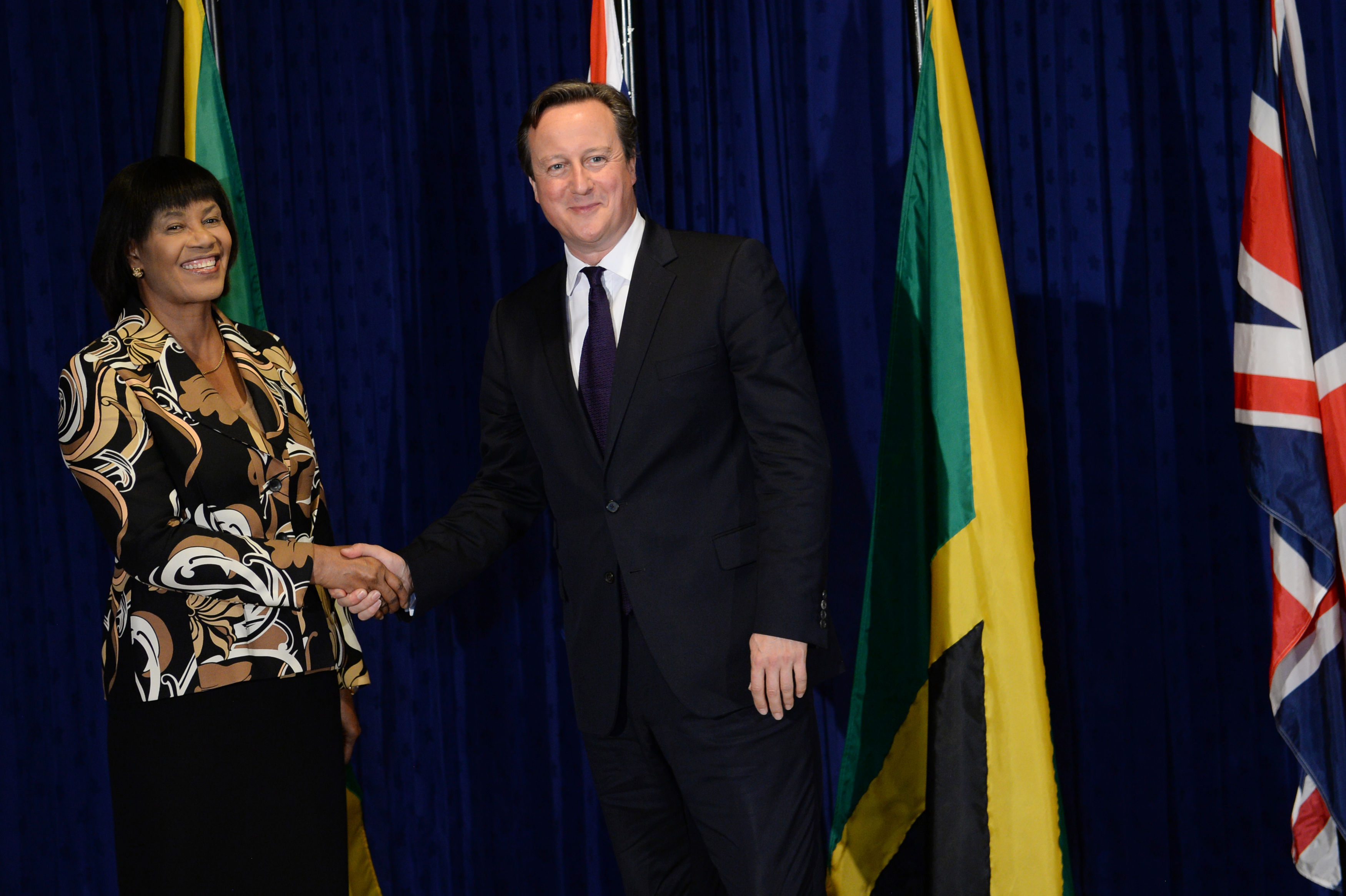 Cameron visit to Caribbean - Day One