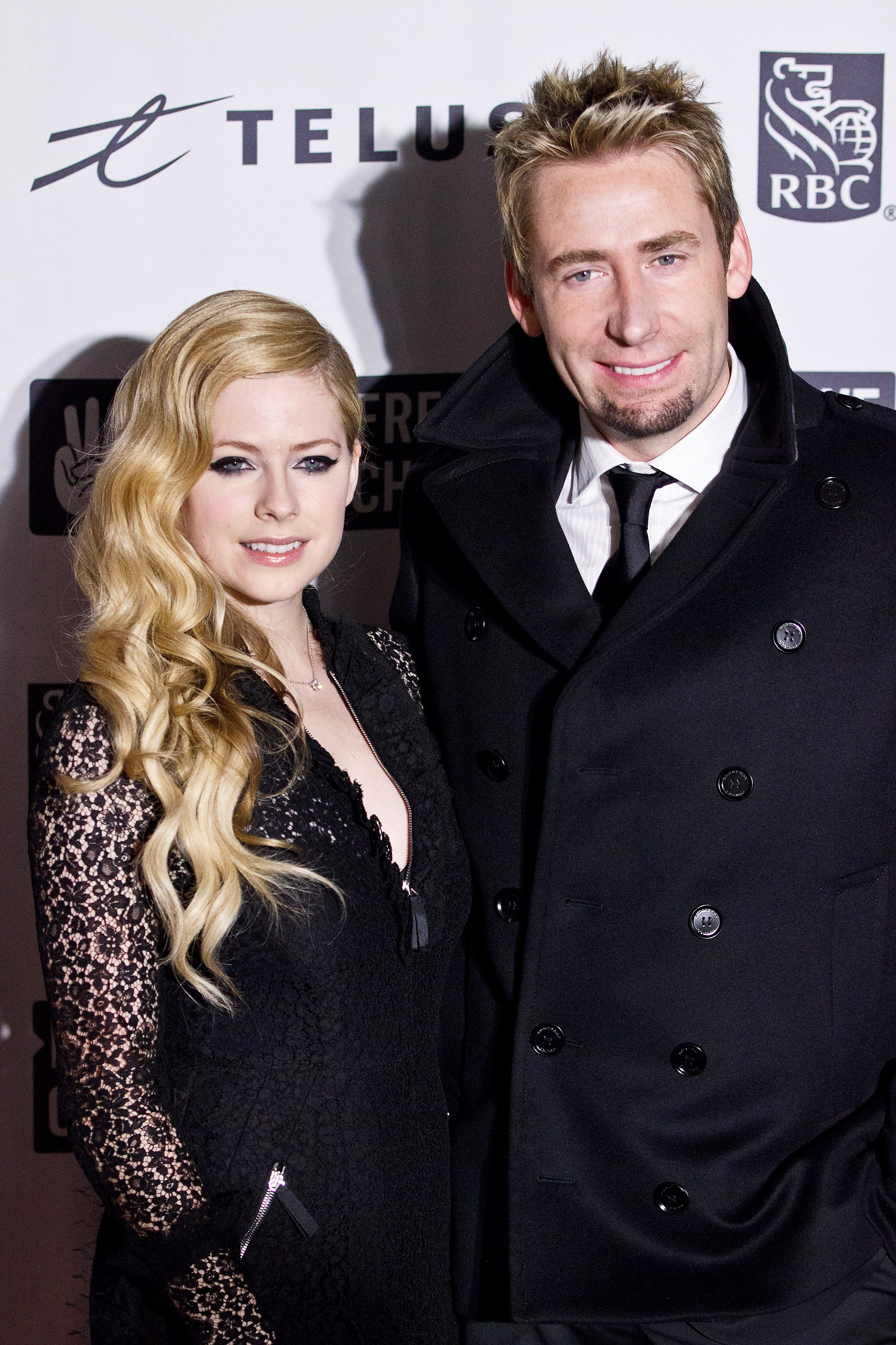Avril Lavigne and Chad Kroeger at "We Day" event in Vancouver on Oct. 18, 2013.