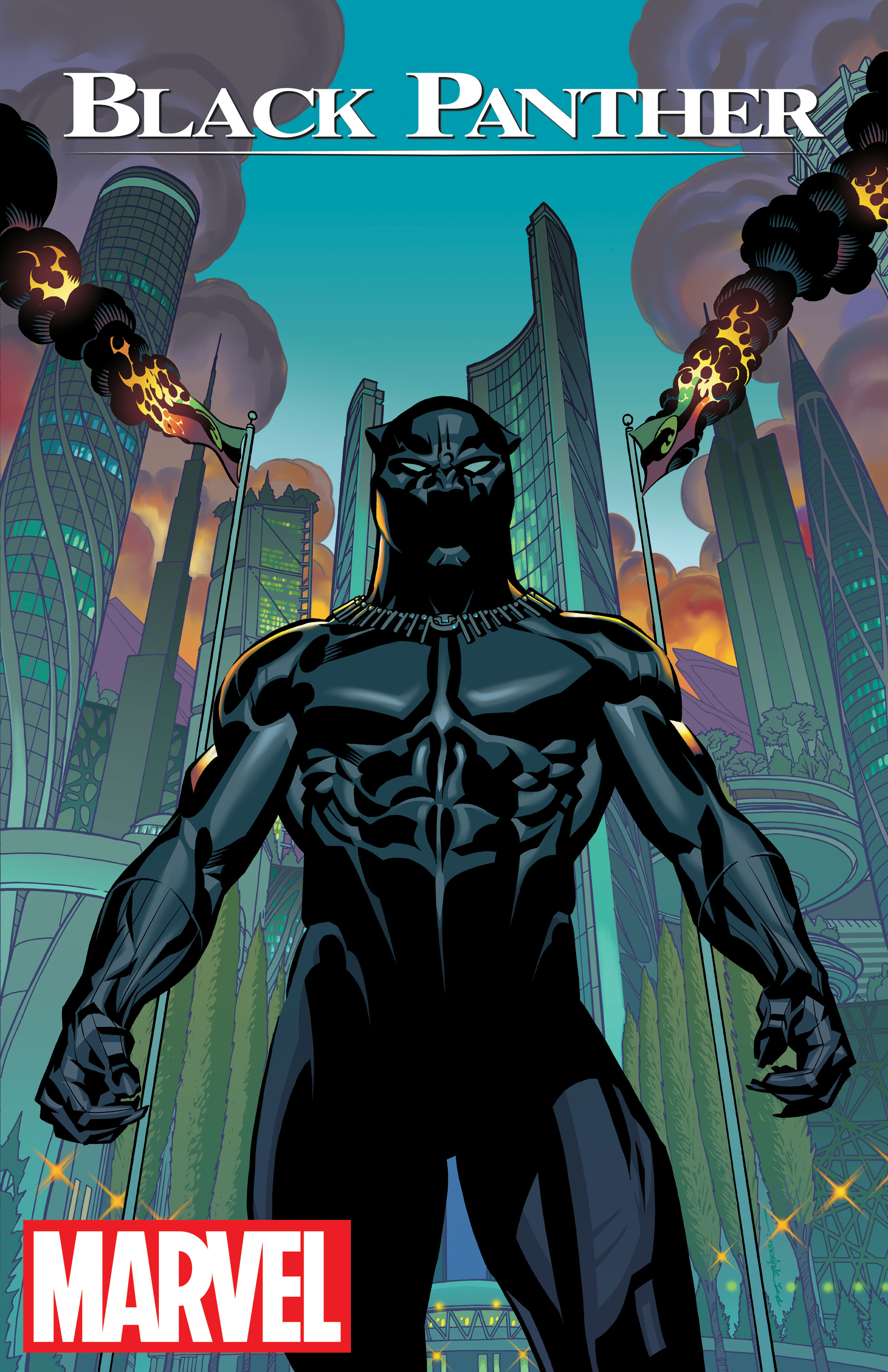 Black Panther No. 1 Cover drawn by Brian Stelfreeze (Marvel Comics)