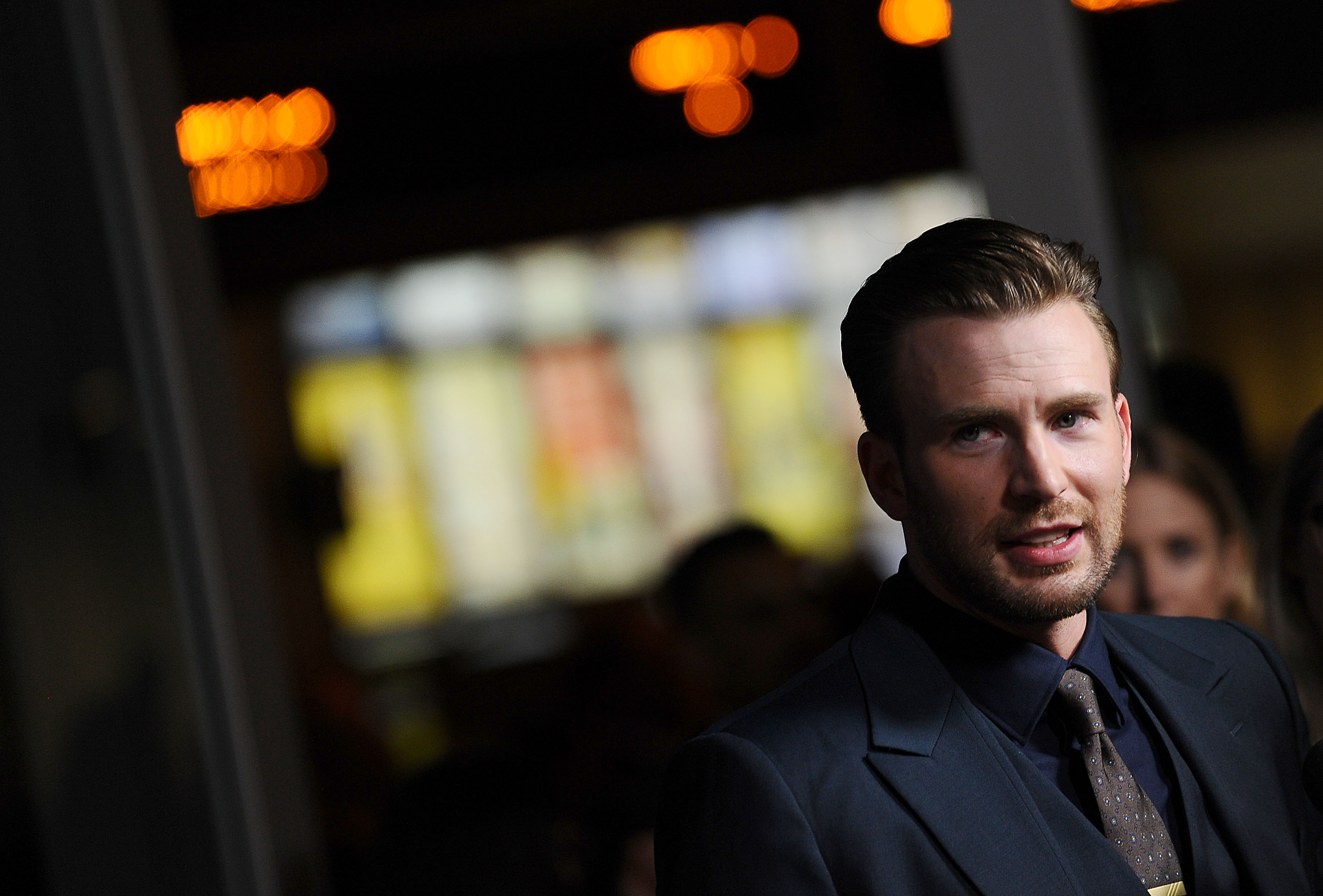 Chris Evans attends the premiere of "Before We Go" in Hollywood on Sept. 2, 2015. (Jason LaVeris—Getty Images)