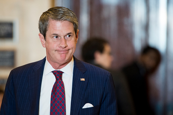 Sen. David Vitter, R-La., leaves the bipartisan Senate luncheon in the Kennedy Caucus Room in the Russell Senate Office Building on Wednesday, Feb. 4, 2015.