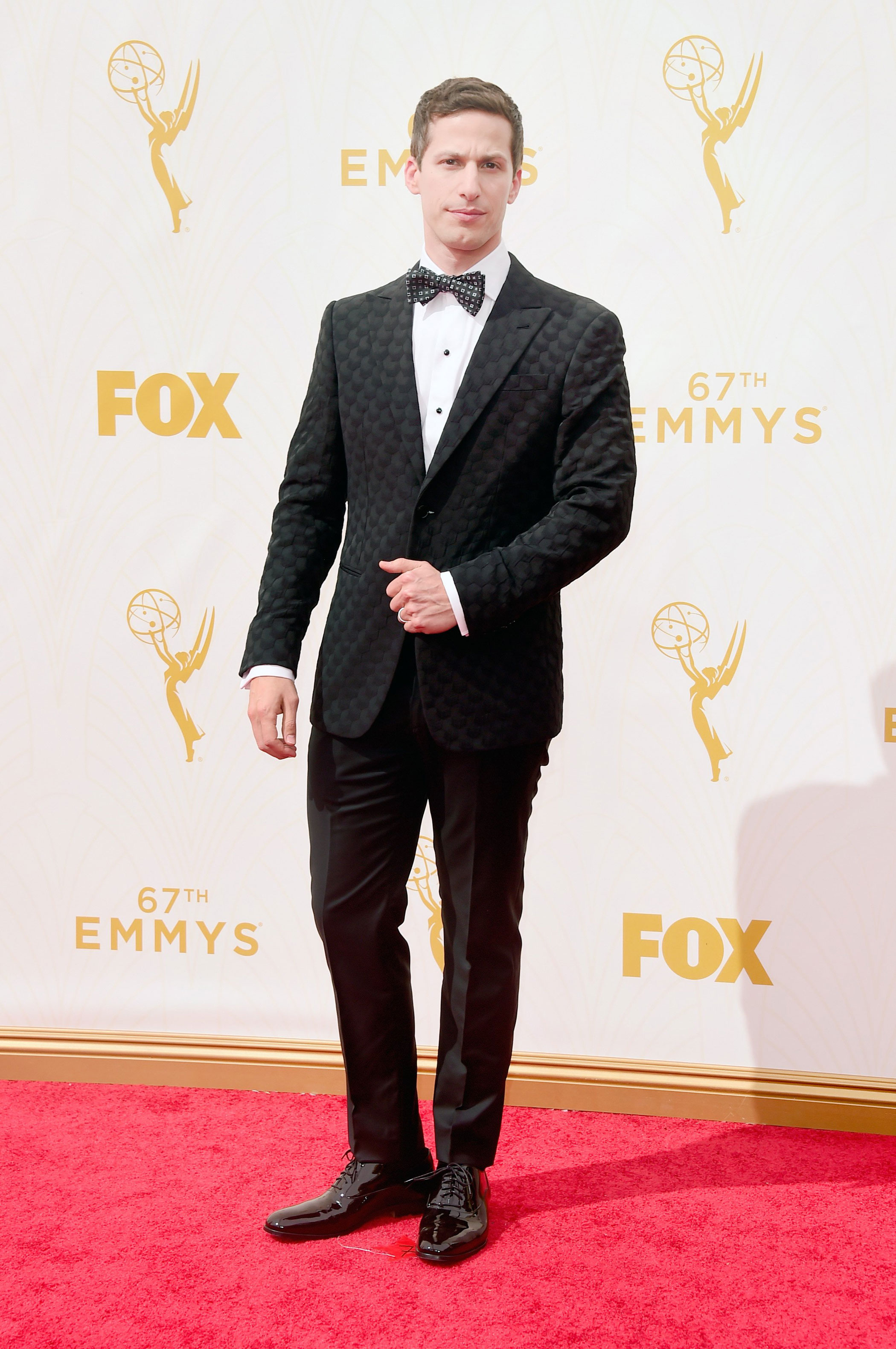 67th Emmys Awards - Andy Samberg - 2015