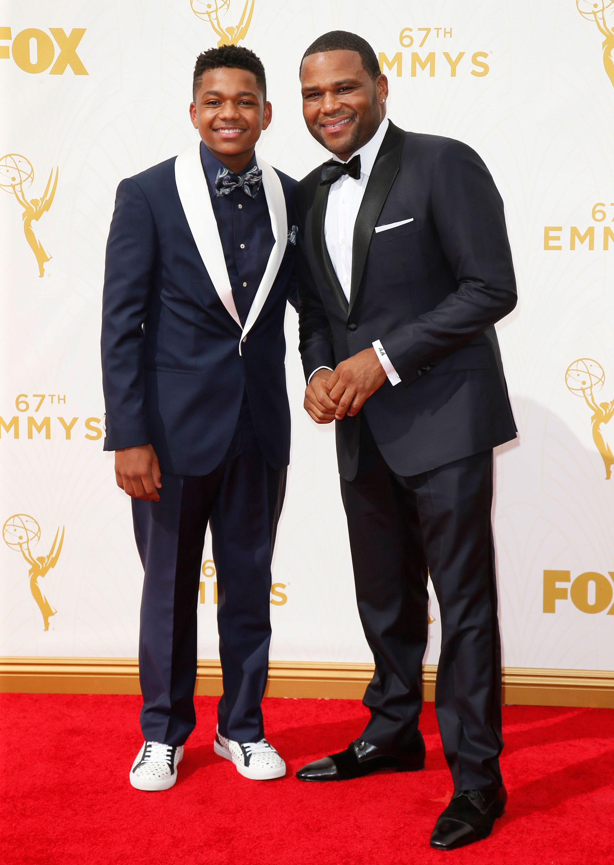 67th Emmys Awards - Nathan Anderson and Anthony Anderson - 2015