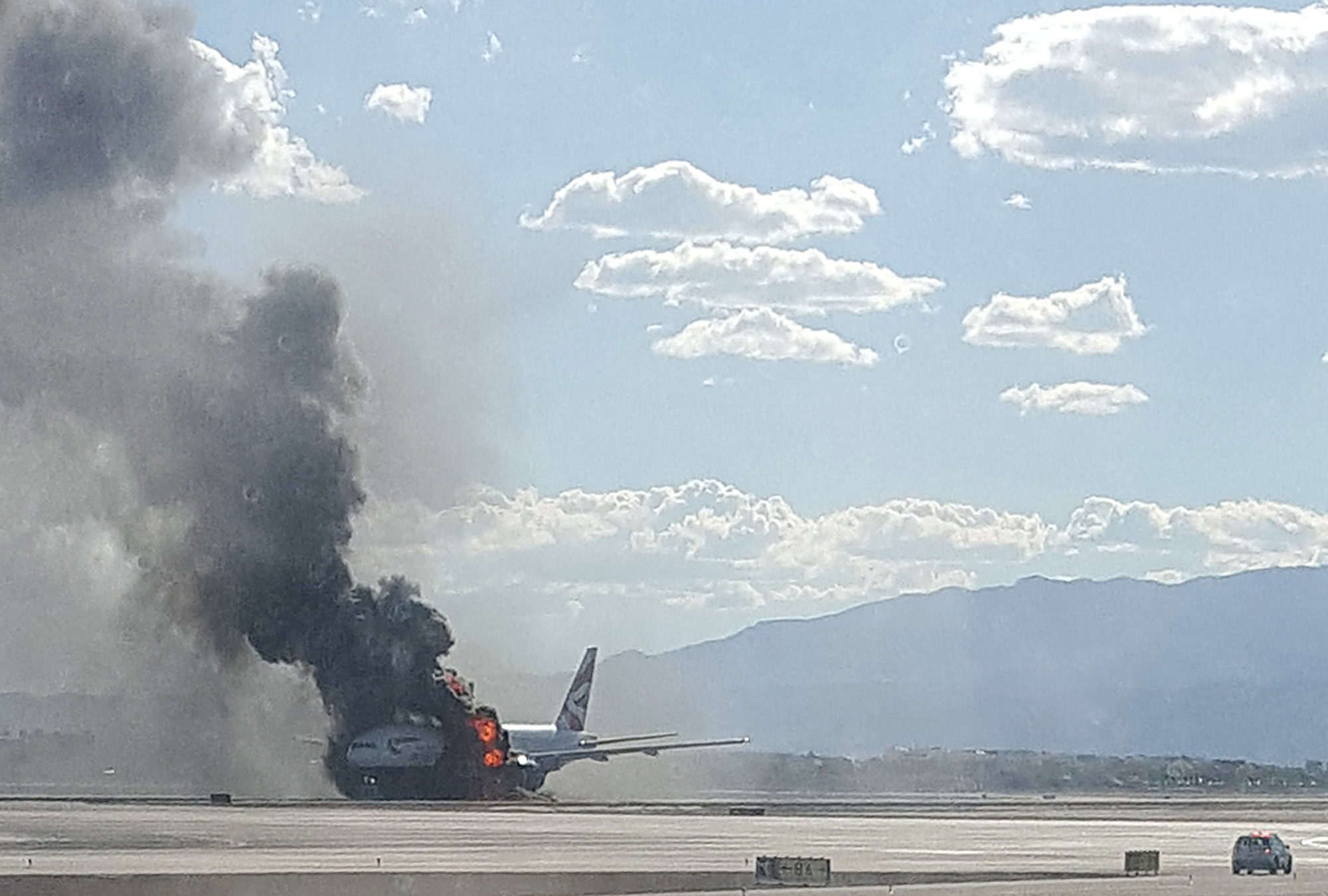 Aircraft Fire Las Vegas