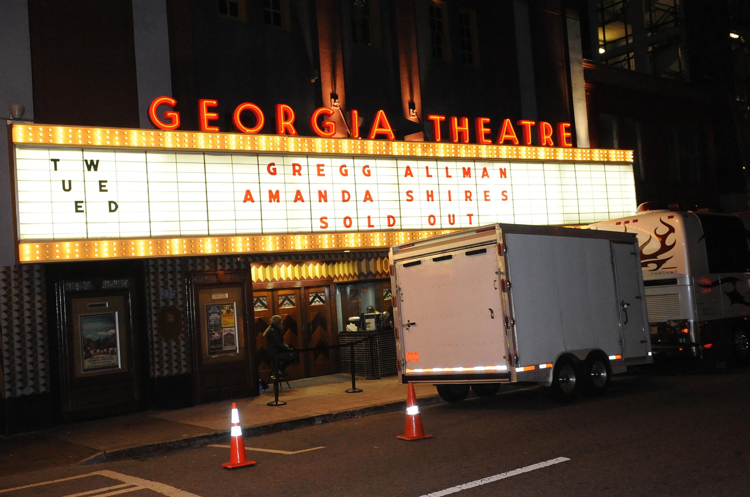 General atmosphere during the Gregg Allman concert at Georgia Theatre in Athens, Ga. on Jan. 6, 2015.