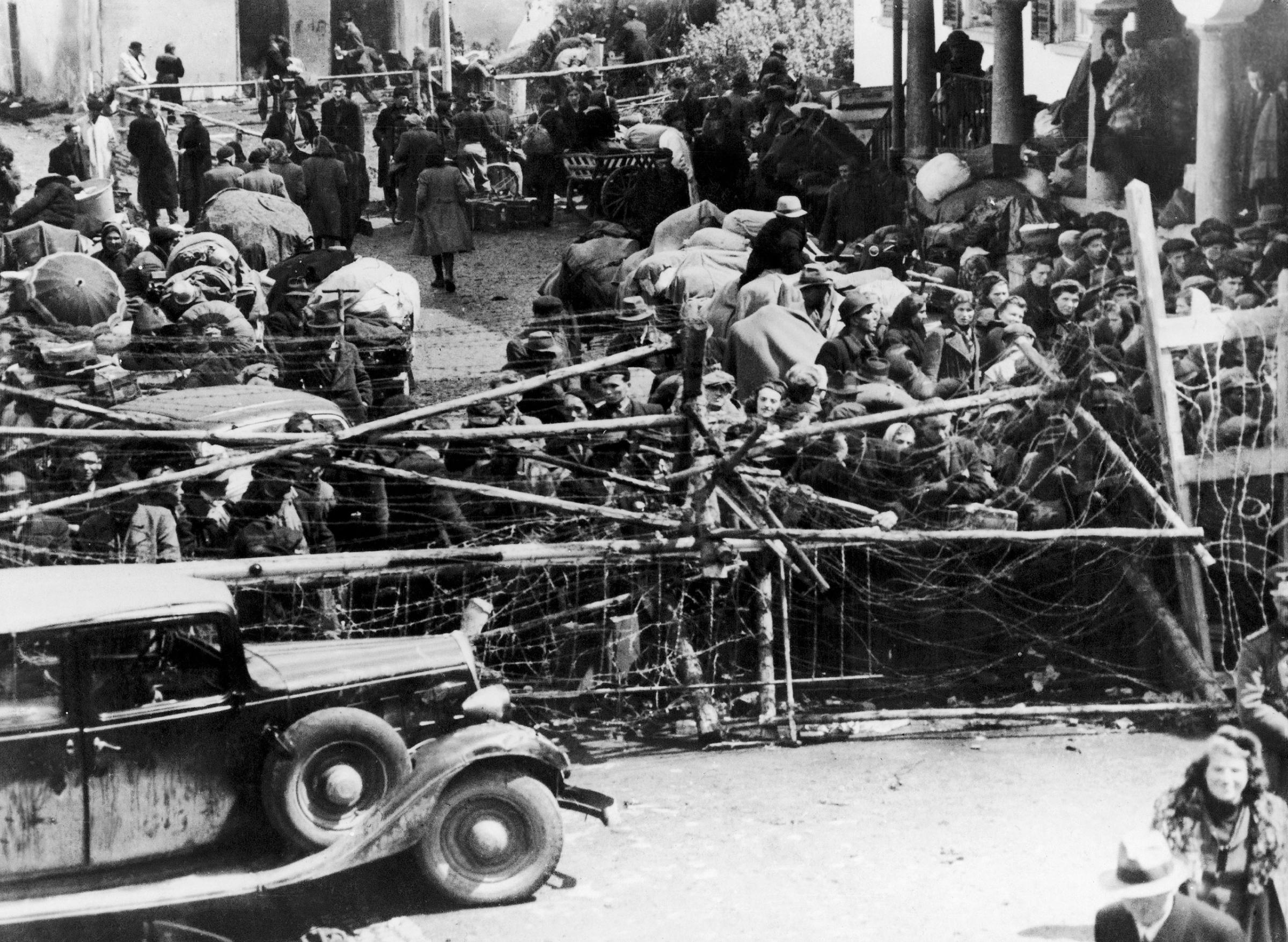 Refugees In Lichtenstein 1945