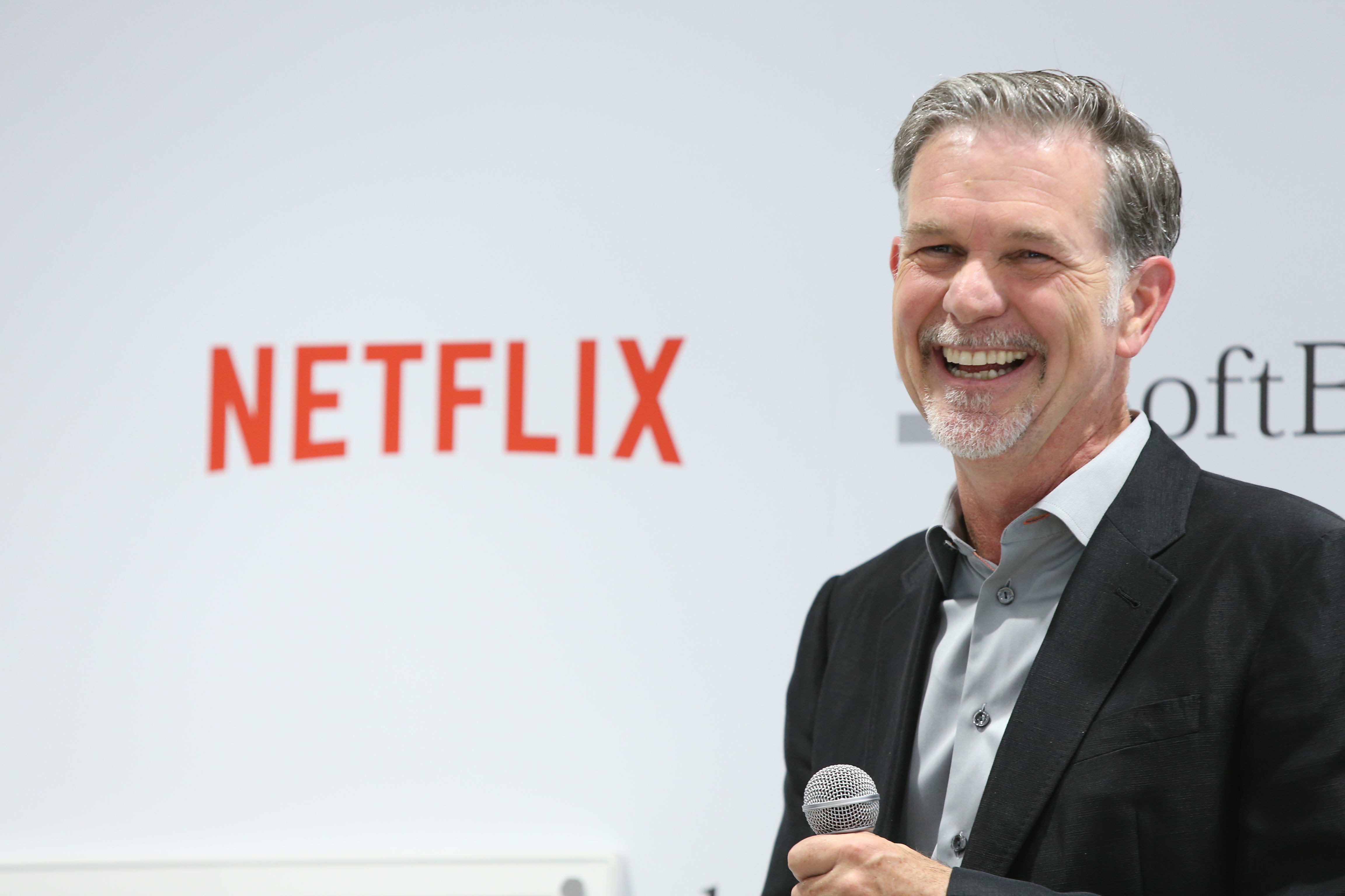 Reed Hastings, founder and CEO of Netflix Inc. attends the launch event for Netflix service in Japan at SoftBank Ginza store on September 2, 2015 in Tokyo, Japan. (Ken Ishii&mdash;Getty Images)