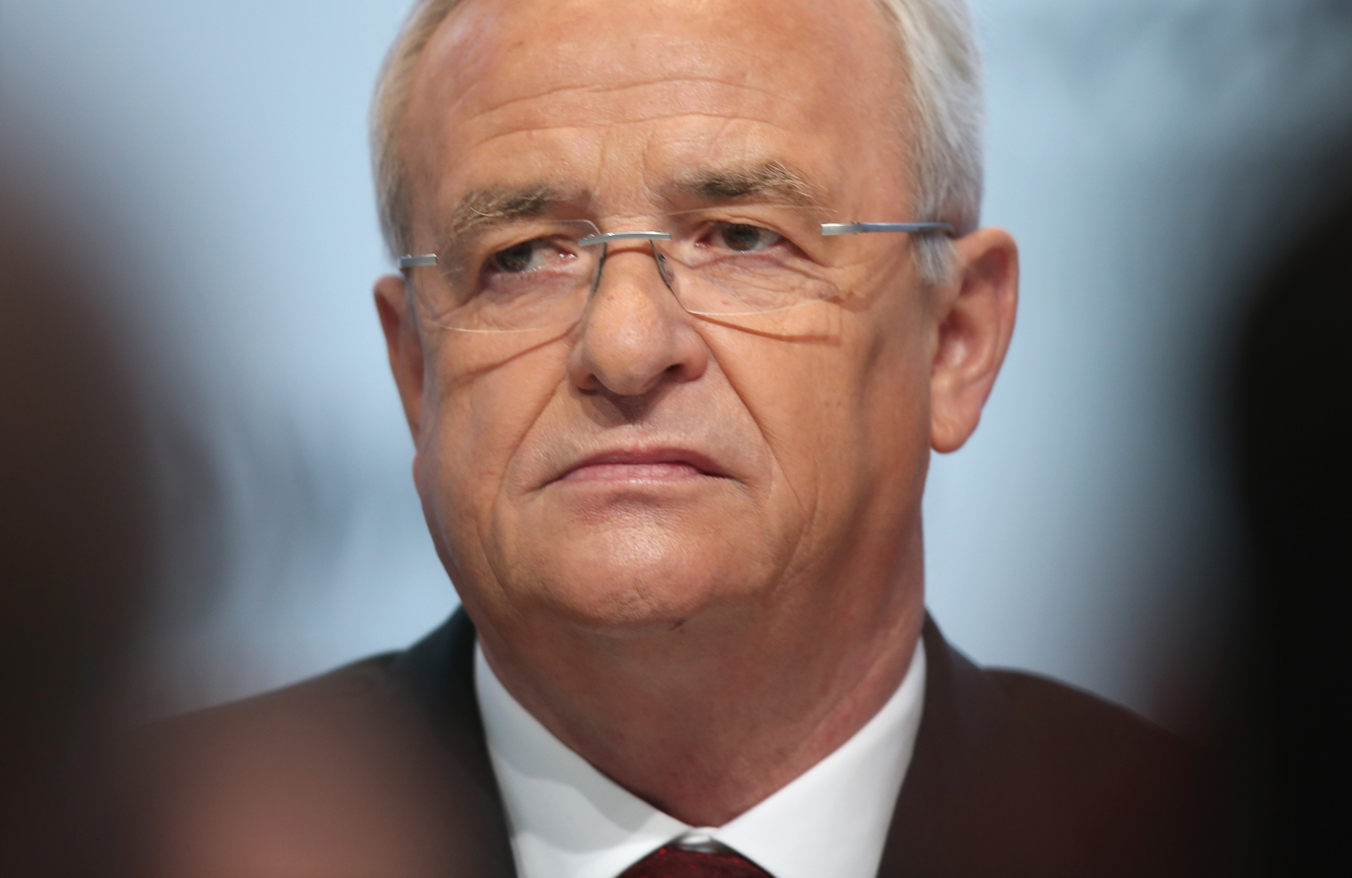 In this file photo Volkswagen CEO Martin Winterkorn attends the company's annual press conference on March 13, 2014 in Wolfsburg, Germany. (Sean Gallup&mdash;Getty Images)