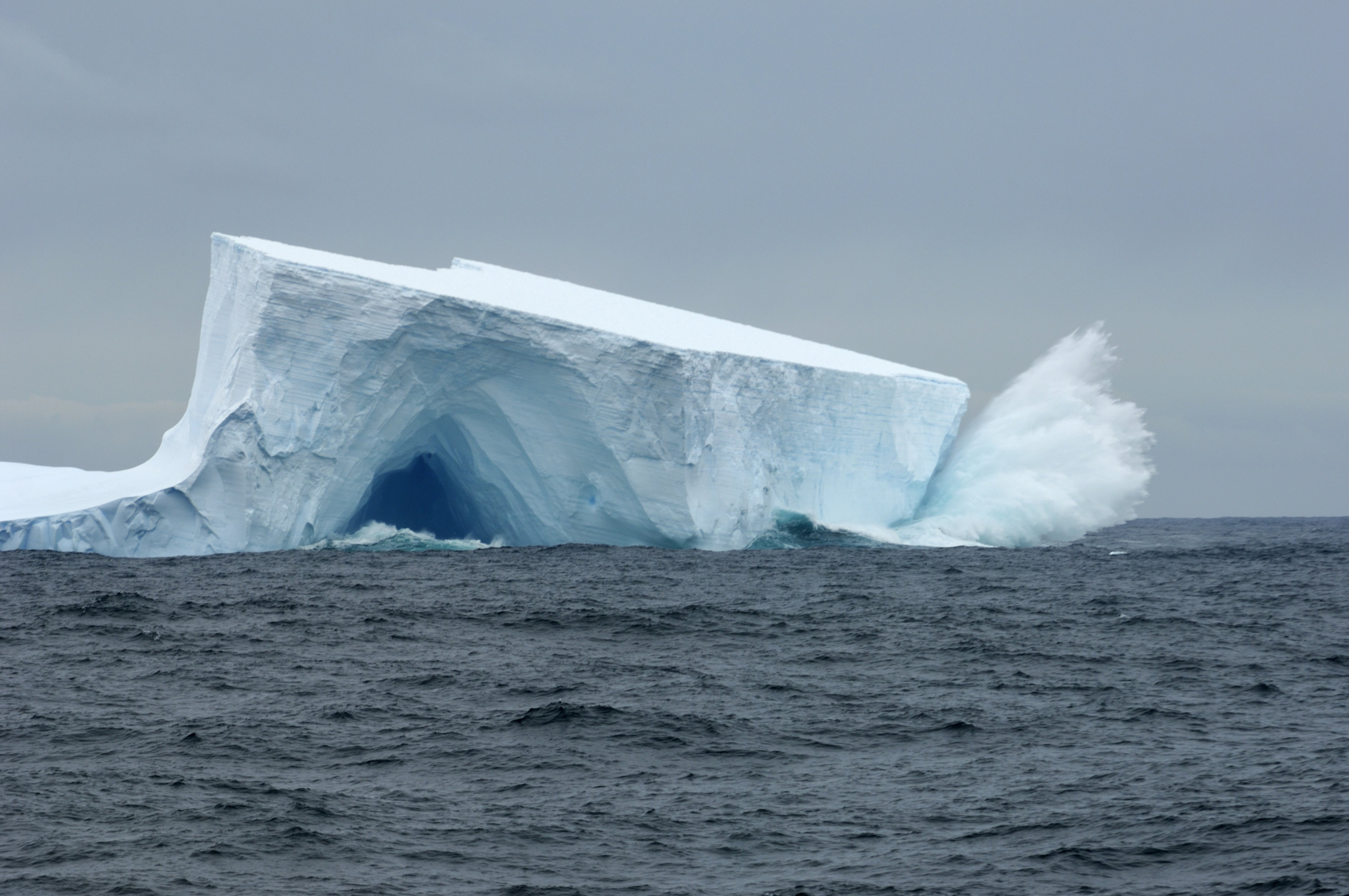 Antarctica melting ice