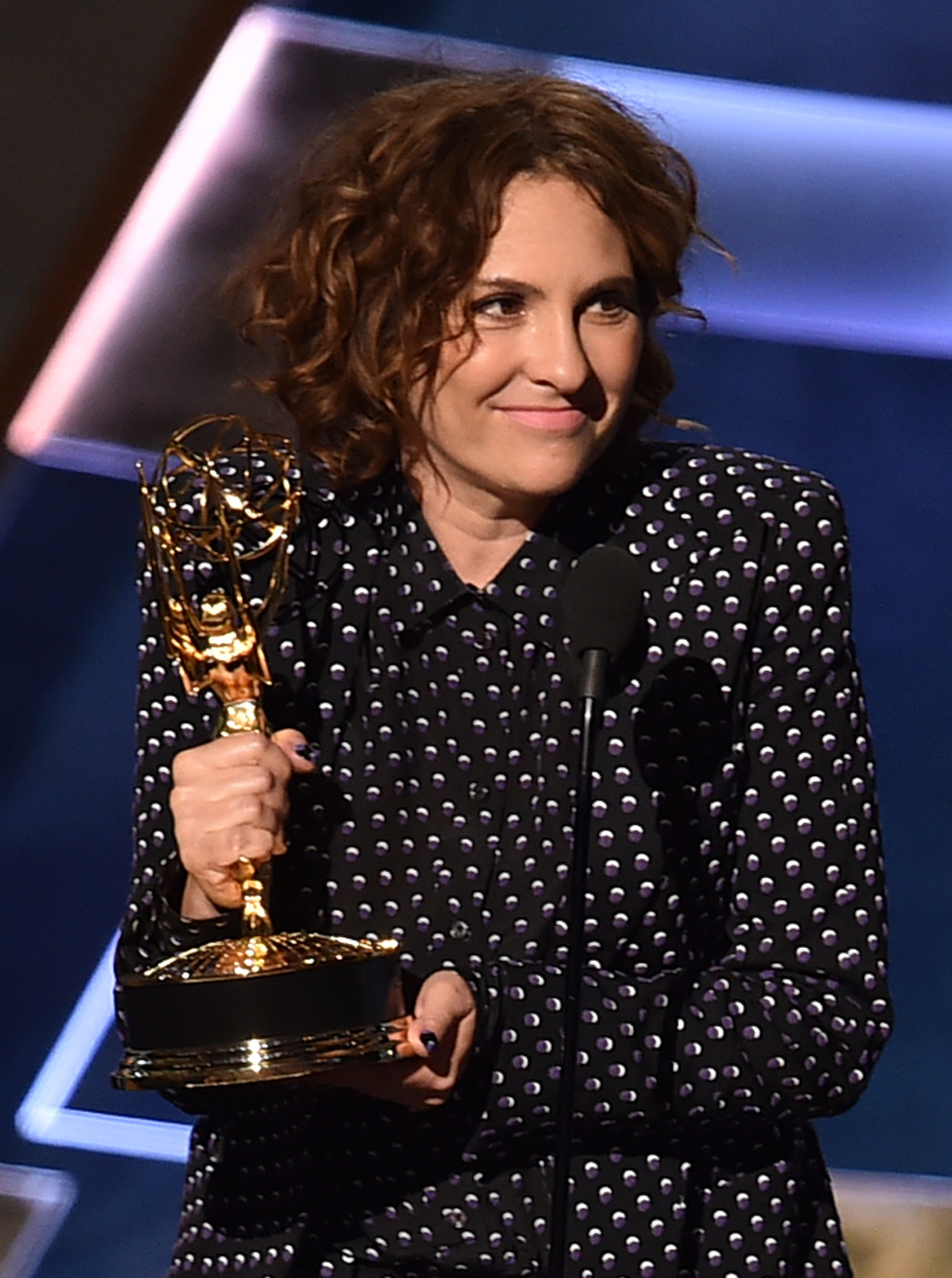 Jill Soloway accepts Outstanding Directing for a Comedy Series award for <i>Transparent</i> onstage during the 67th Annual Primetime Emmy Awards at Microsoft Theater on Sept. 20, 2015 in Los Angeles. (Kevin Winter—Getty Images)