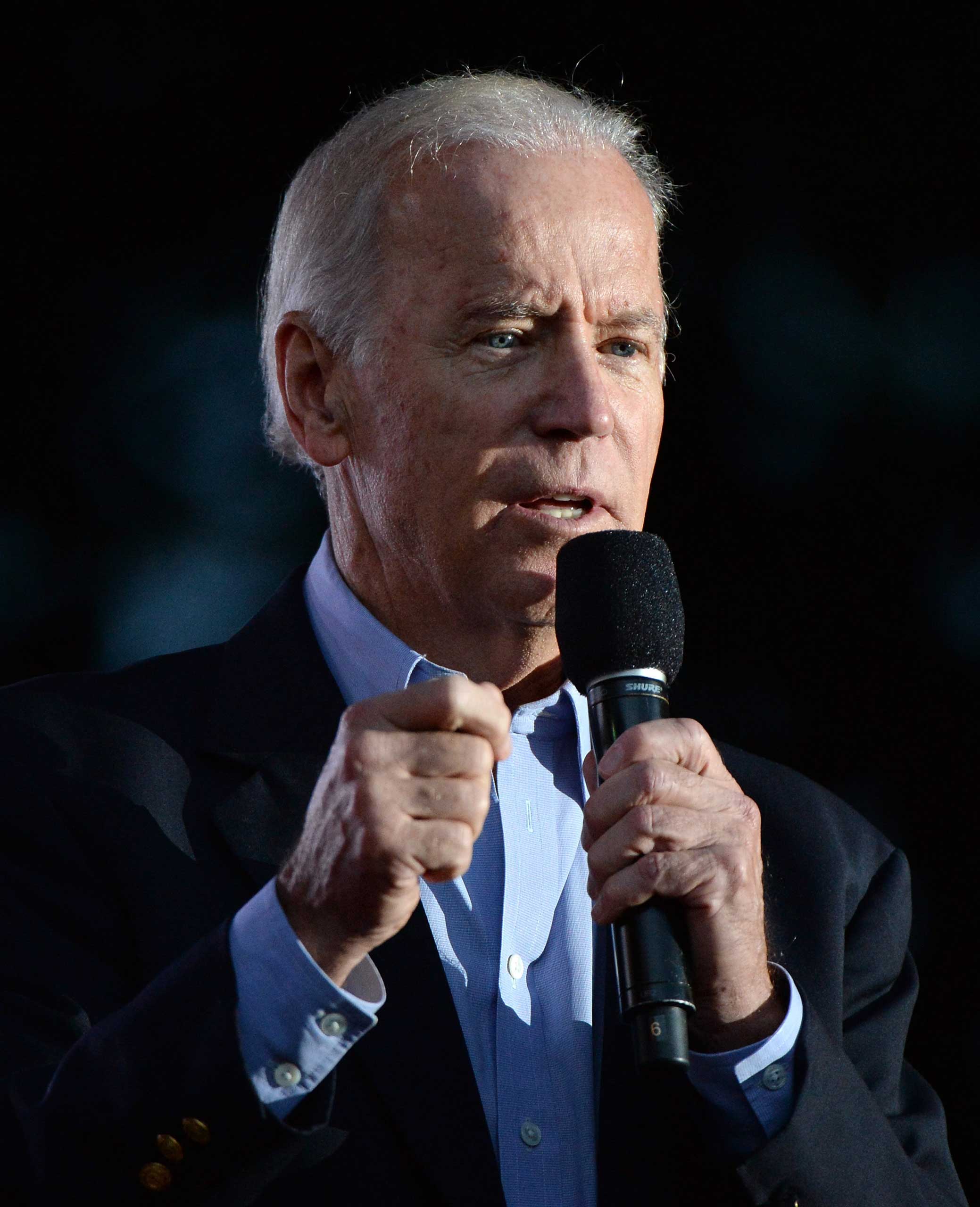 Vice President of the United States Joe Biden attends 2015 Global Citizen Festival to end extreme poverty by 2030 in Central Park in New York City, on Sept. 26, 2015. (Michael Kovac—FilmMagic)