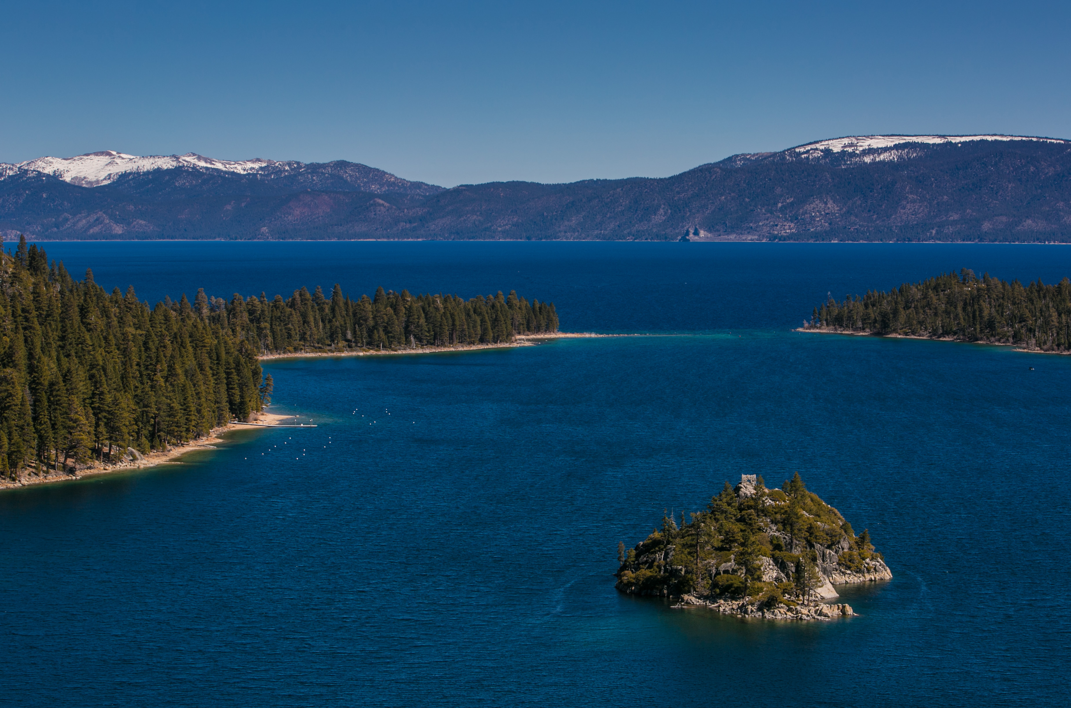 Lake Tahoe viewed on March 17, 2014, in South Lake Tahoe, Calif. (George Rose—Getty Images)