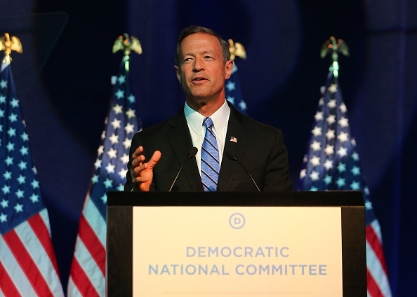 Democratic Presidential candidate former Maryland Gov. Martin O'Malley speaks at the Democratic National Committee summer meeting on August 28, 2015 in Minneapolis, Minnesota.