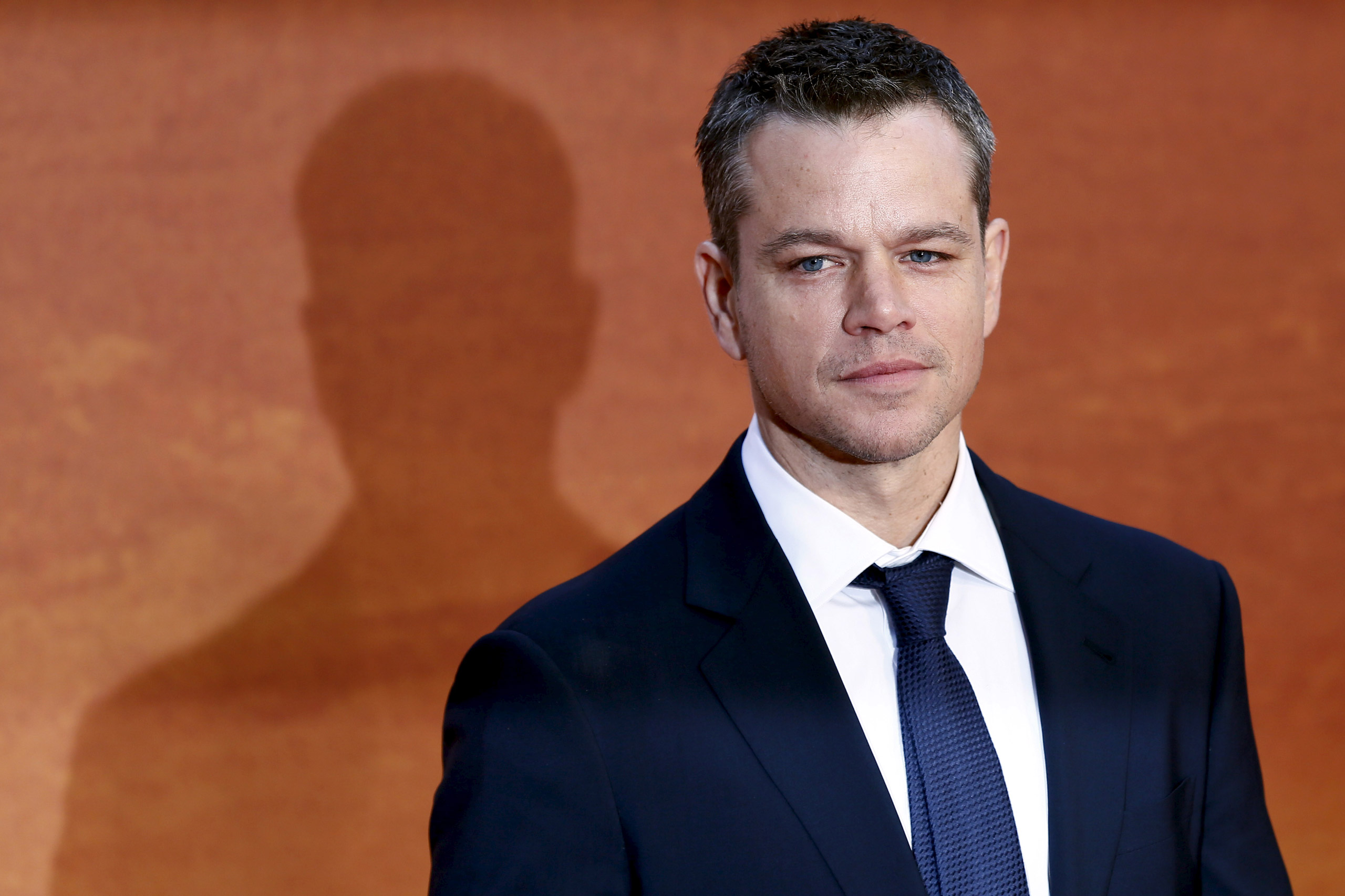 Matt Damon arrives for the UK premiere of "The Martian" at Leicester Square in London on Sept. 24, 2015. (Stefan Wermuth—Reuters)