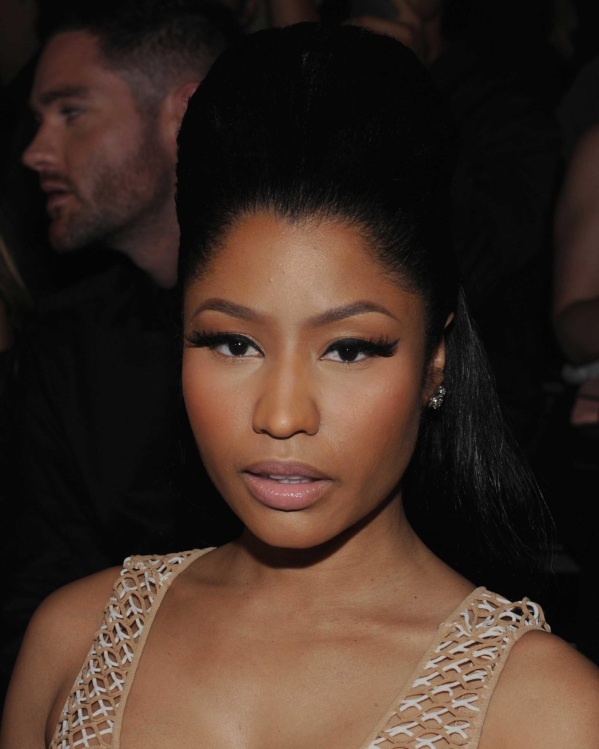 Nicki Minaj attends the Alexander Wang Spring 2016 fashion show during New York Fashion Week at Pier 94 in New York City,  on Sept. 12, 2015. (Craig Barritt—Getty Images)