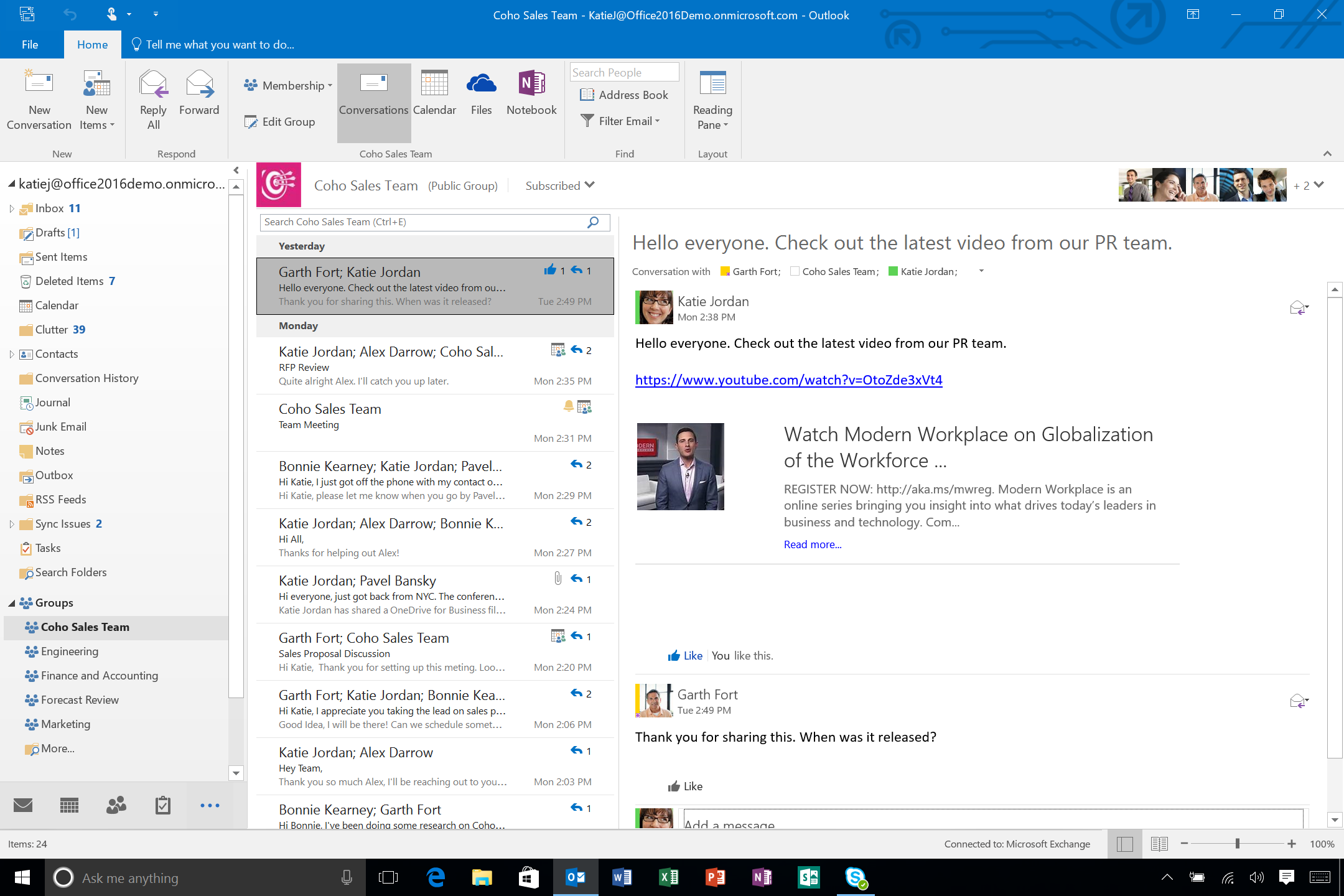 how to use microsoft outlook 2016