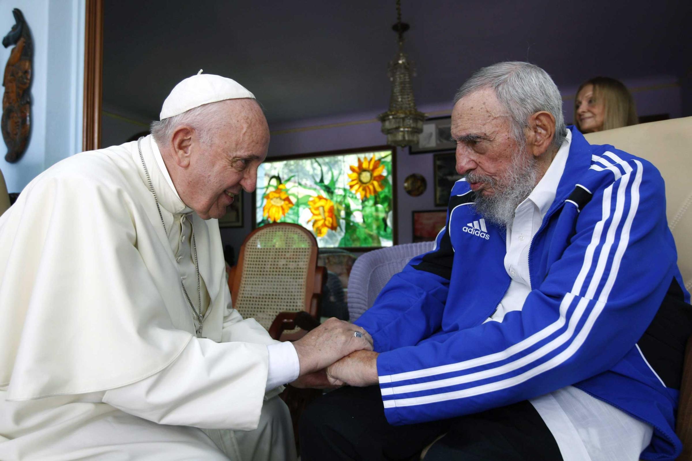 Pope Francis Fidel Castro Havana