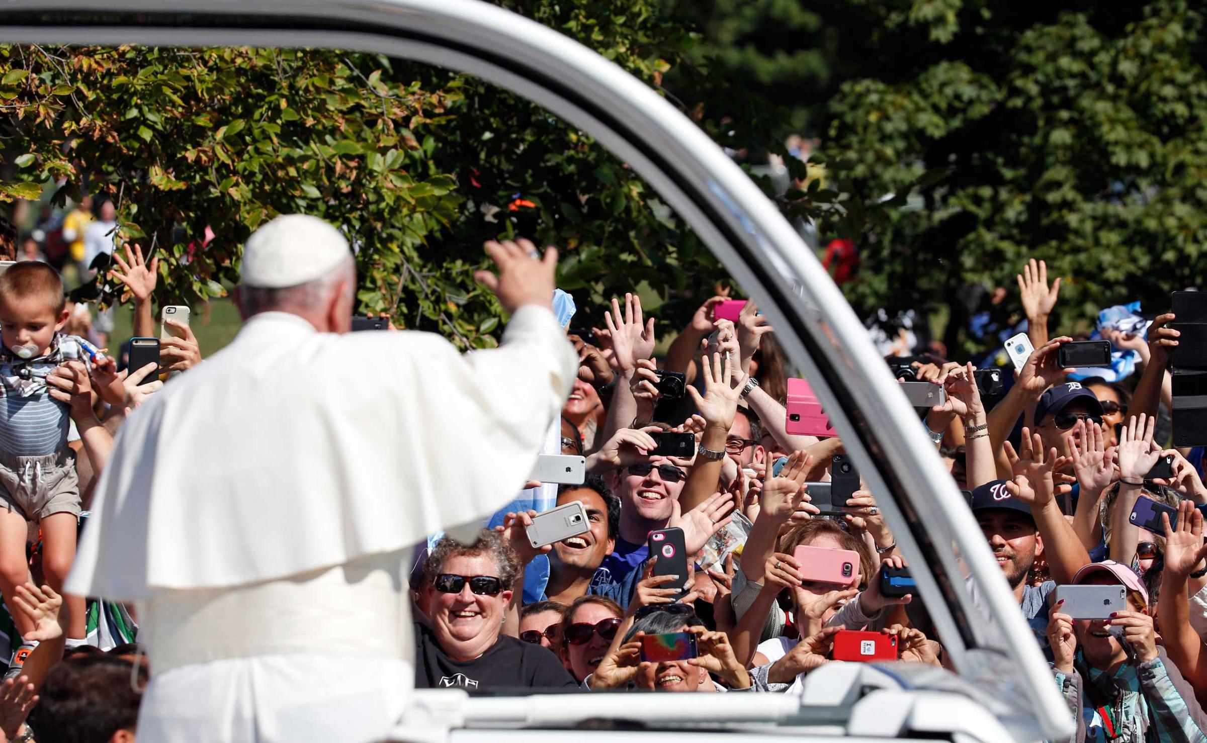 Pope Francis US Visit National Mall