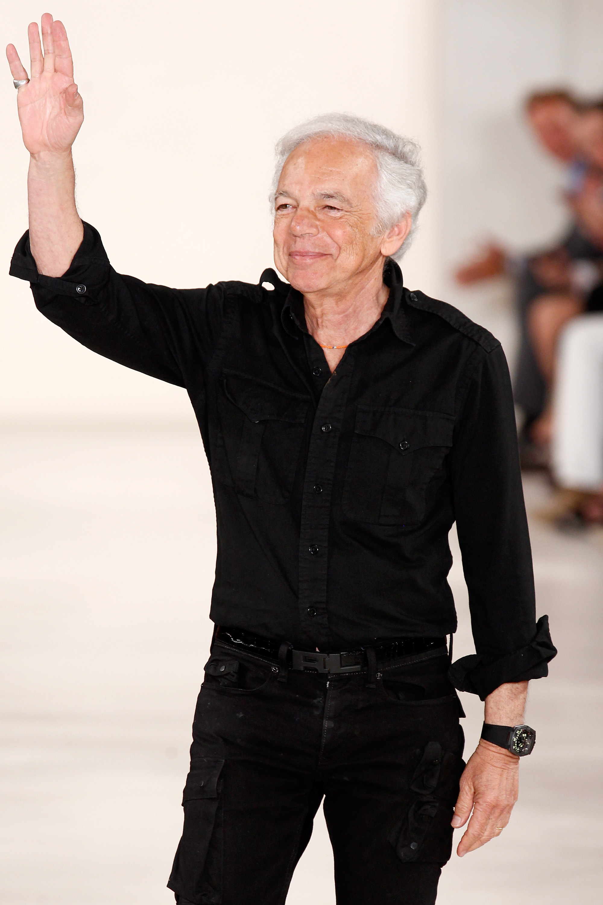 Ralph Lauren at the Ralph Lauren fashion show during Mercedes-Benz Fashion Week Spring 2015 in New York City on Sept. 11, 2014. (Peter Michael Dills—Getty Images for Mercedes-Benz)