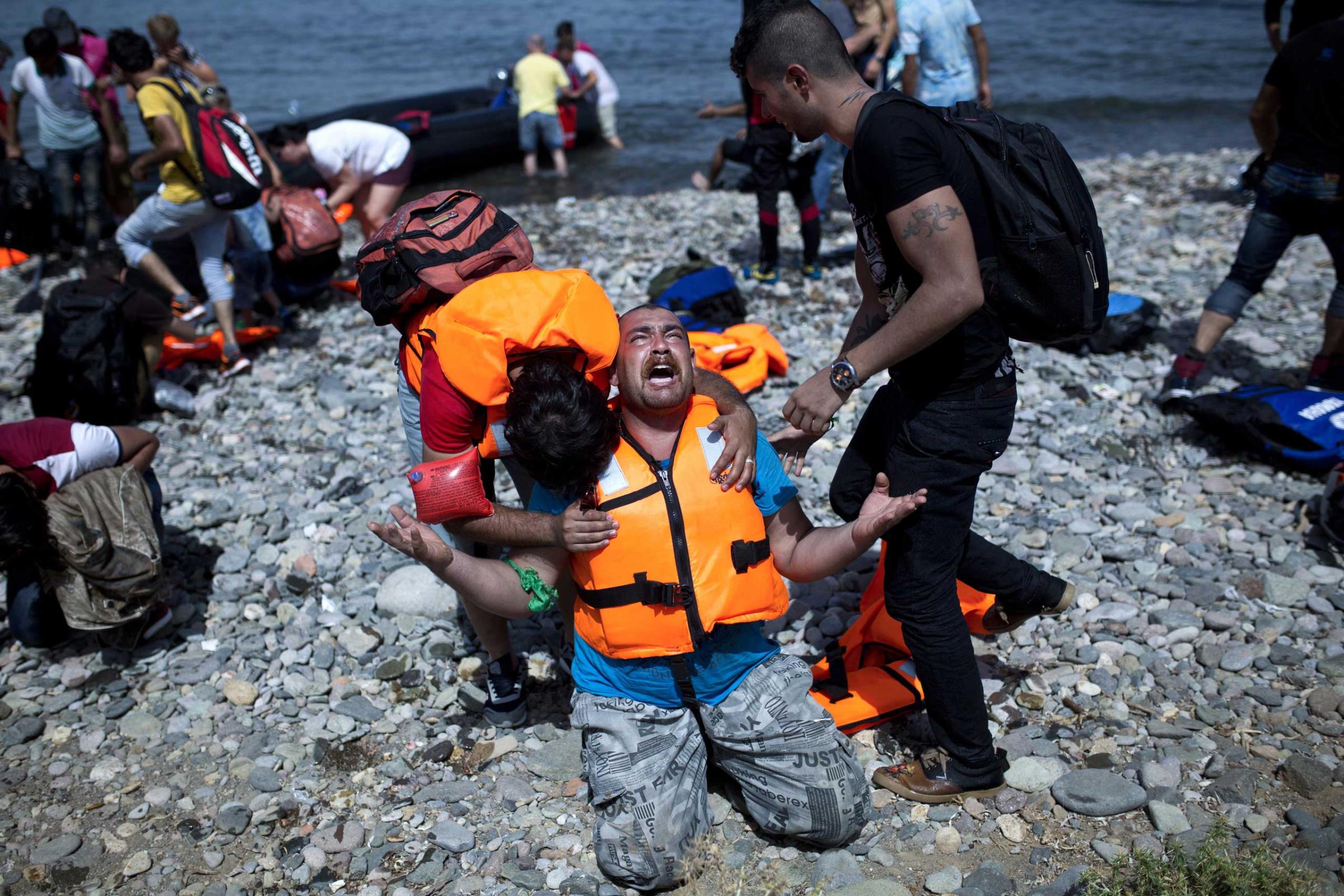 refugee migrant Lesbos