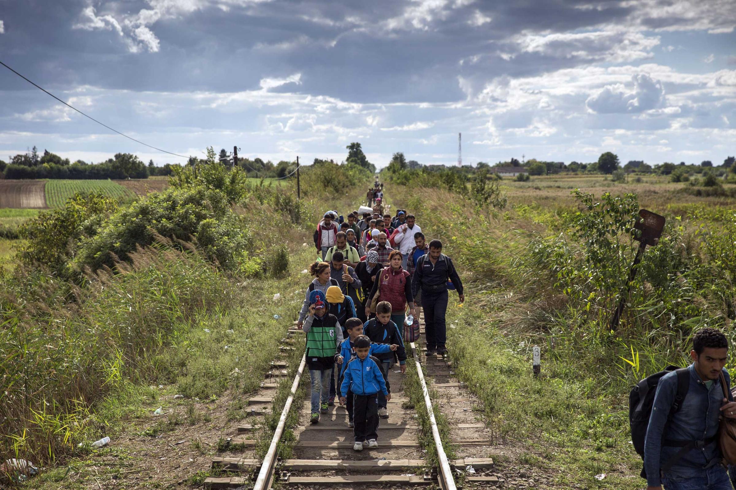 refugees migrants Serbia