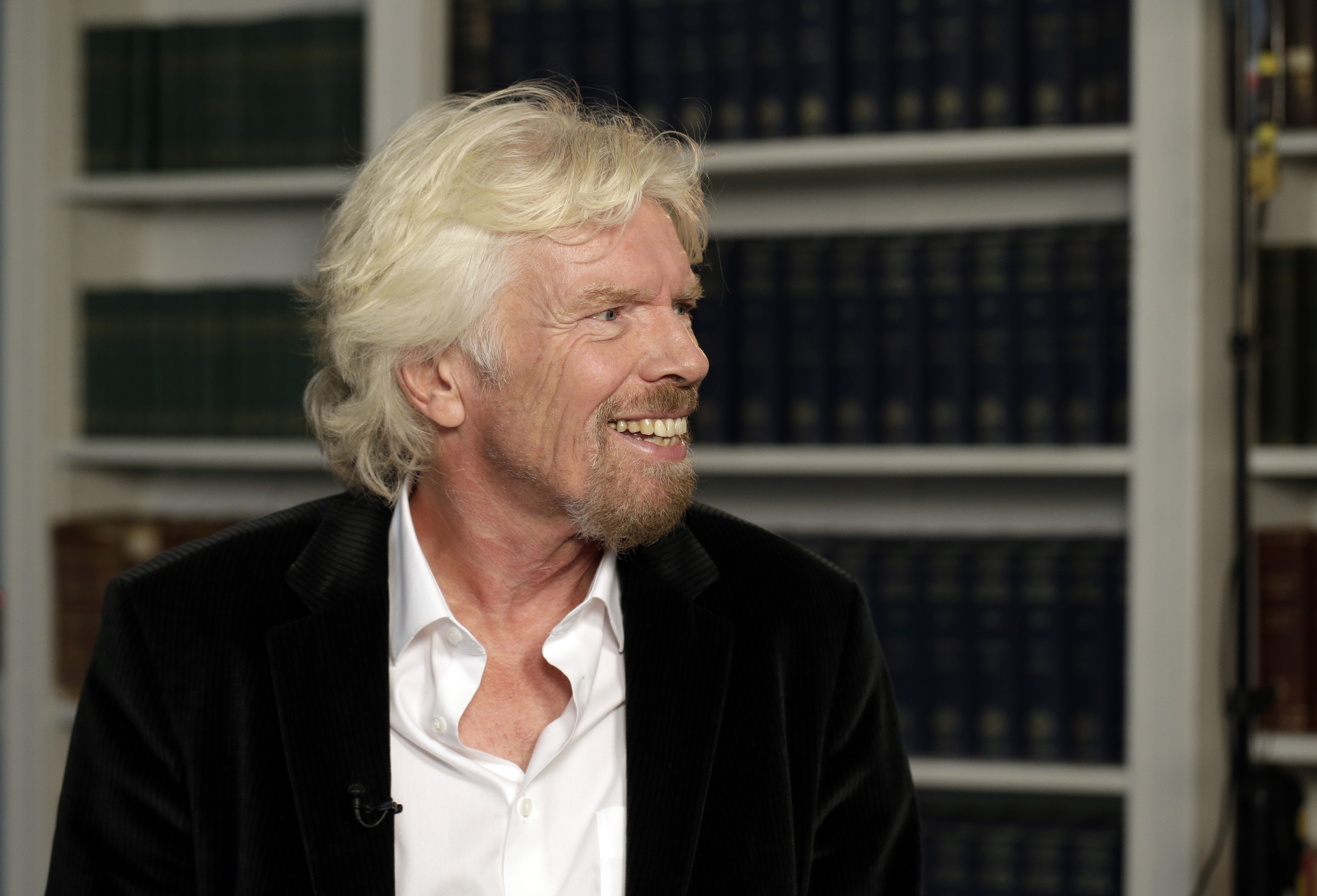 Richard Branson, founder of Virgin Group, during a Bloomberg Television interview in London, England on June 25, 2015. (Bloomberg/Getty Images)