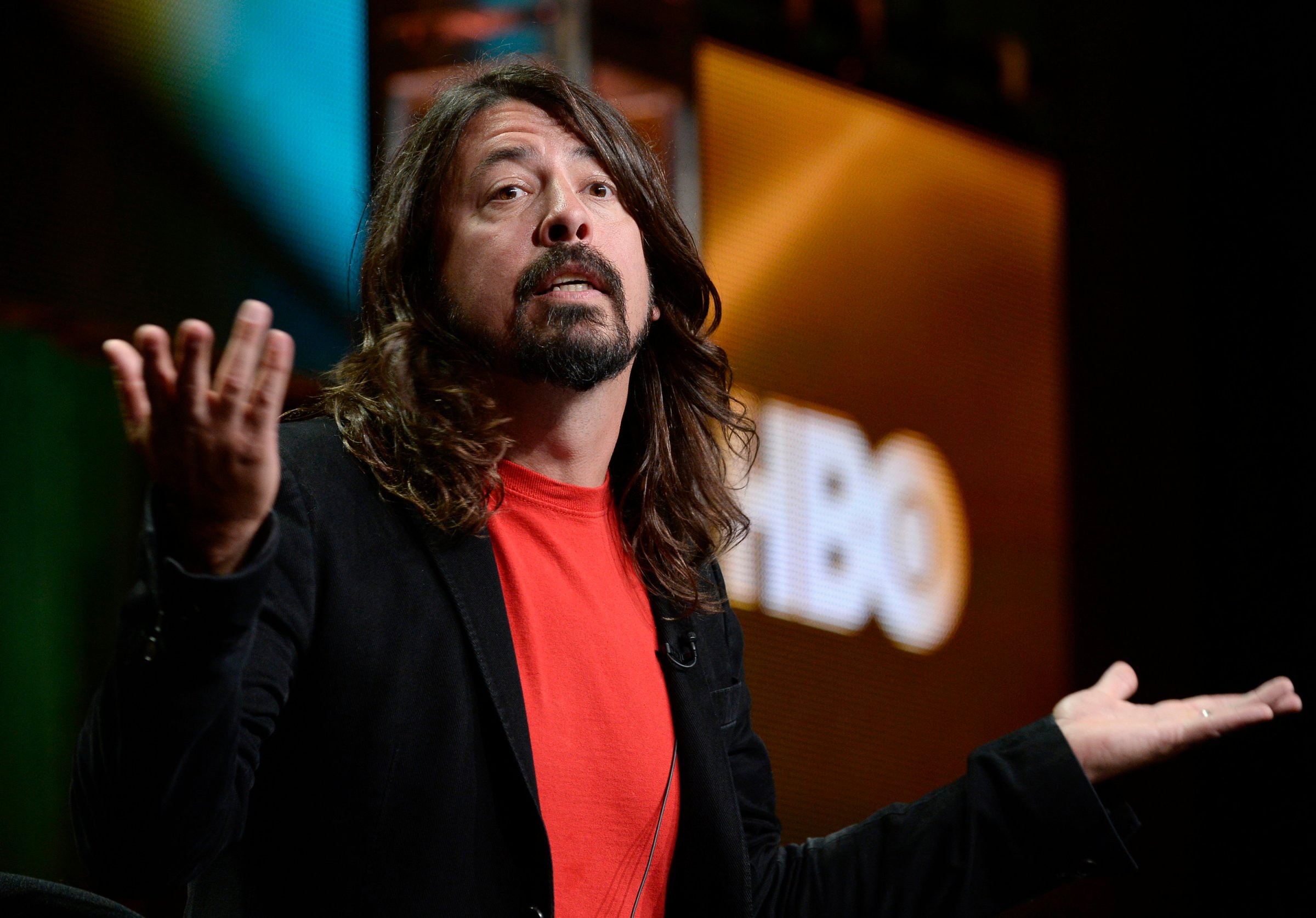 Musician Dave Grohl, director of "Foo Fighters: Sonic Highways," during TCA Cable Summer Press Tour in Beverly Hills