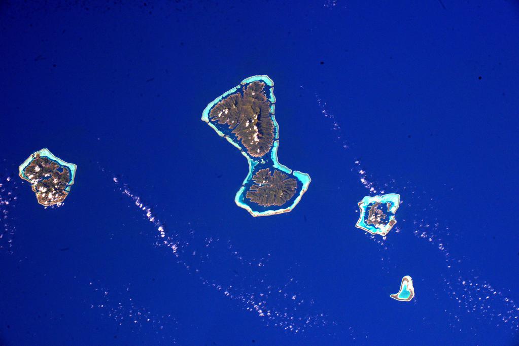 #frenchpolynesia you are as remote as you are beautiful! #GoodMorning from @Space_Station. #YearInSpace  - via Twitter on Sept. 27, 2015