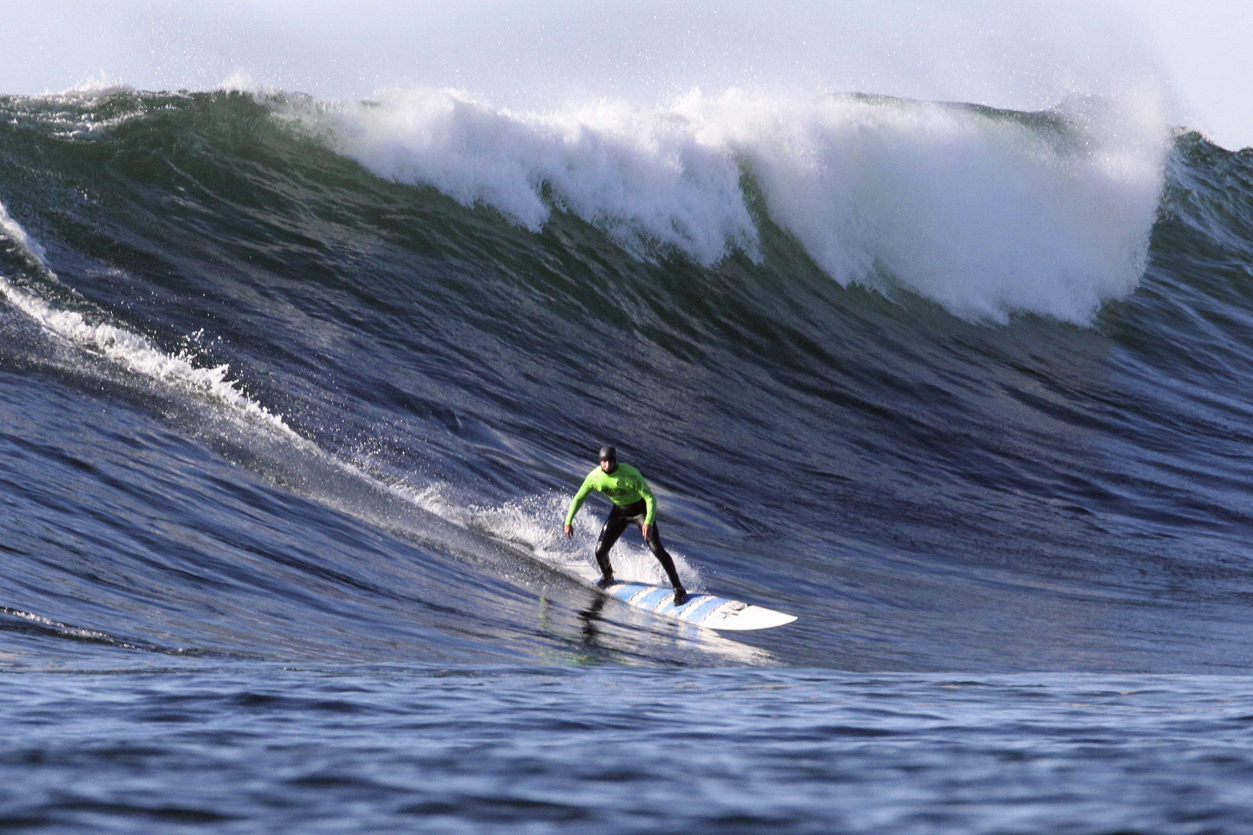 Santa Cruz surfer Shawn Dollar broke his neck surfing on the California coast Sept. 9. (Bill Nichols—AP)