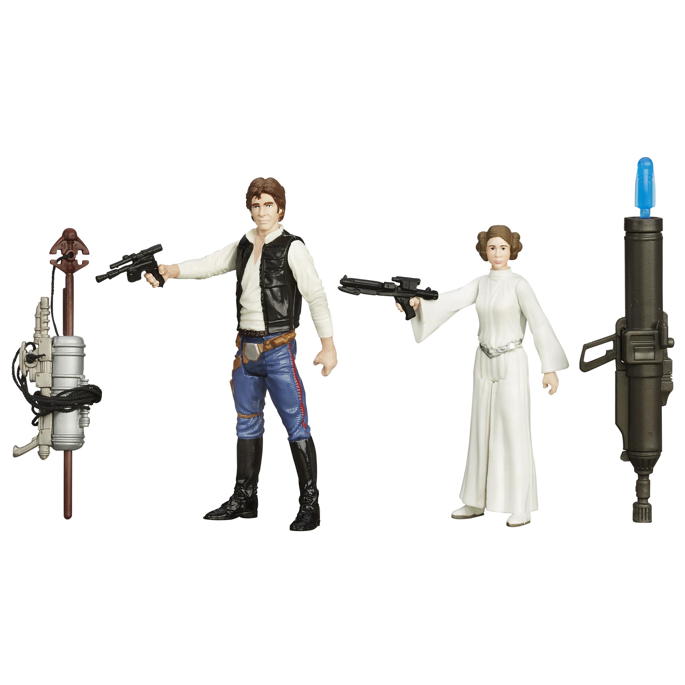 Star Wars The Force Awakens - Han Solo and Princess Leia
