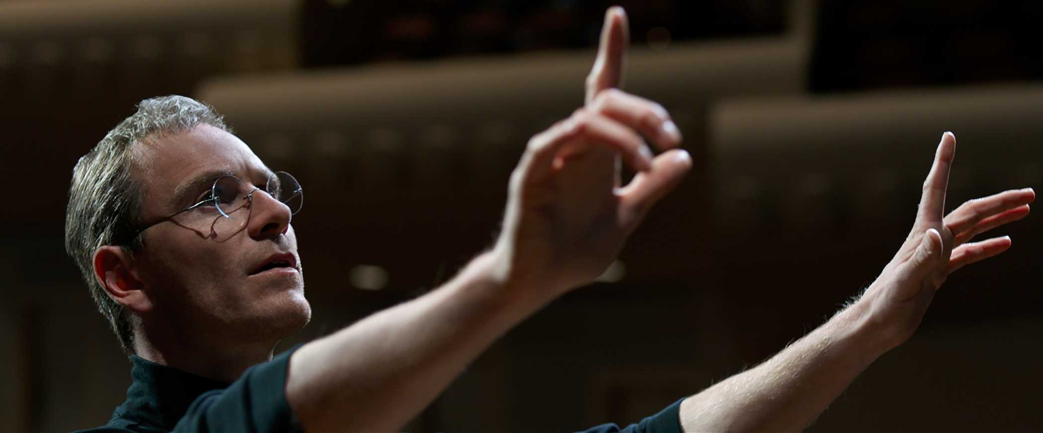 Michael Fassbender portrays the pioneering founder of Apple in “Steve Jobs”,