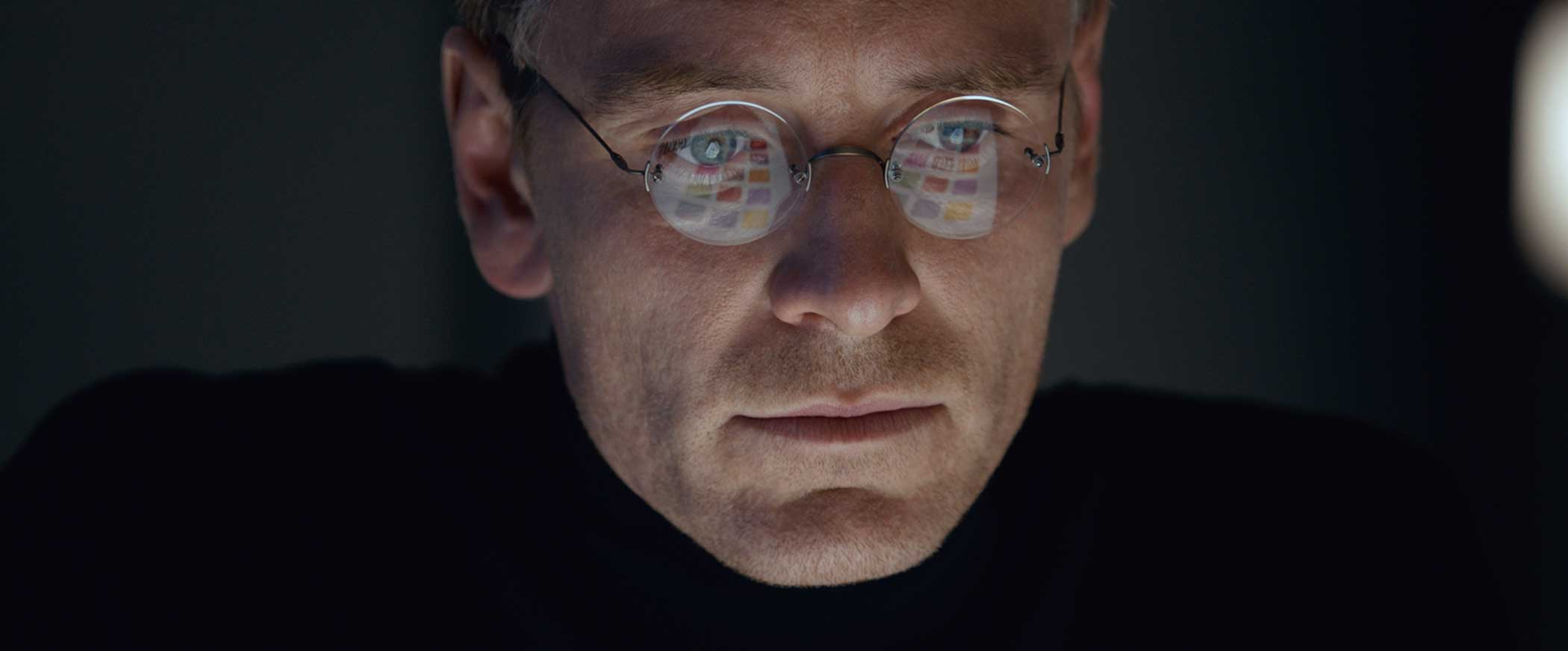 Michael Fassbender portrays Steve Jobs.