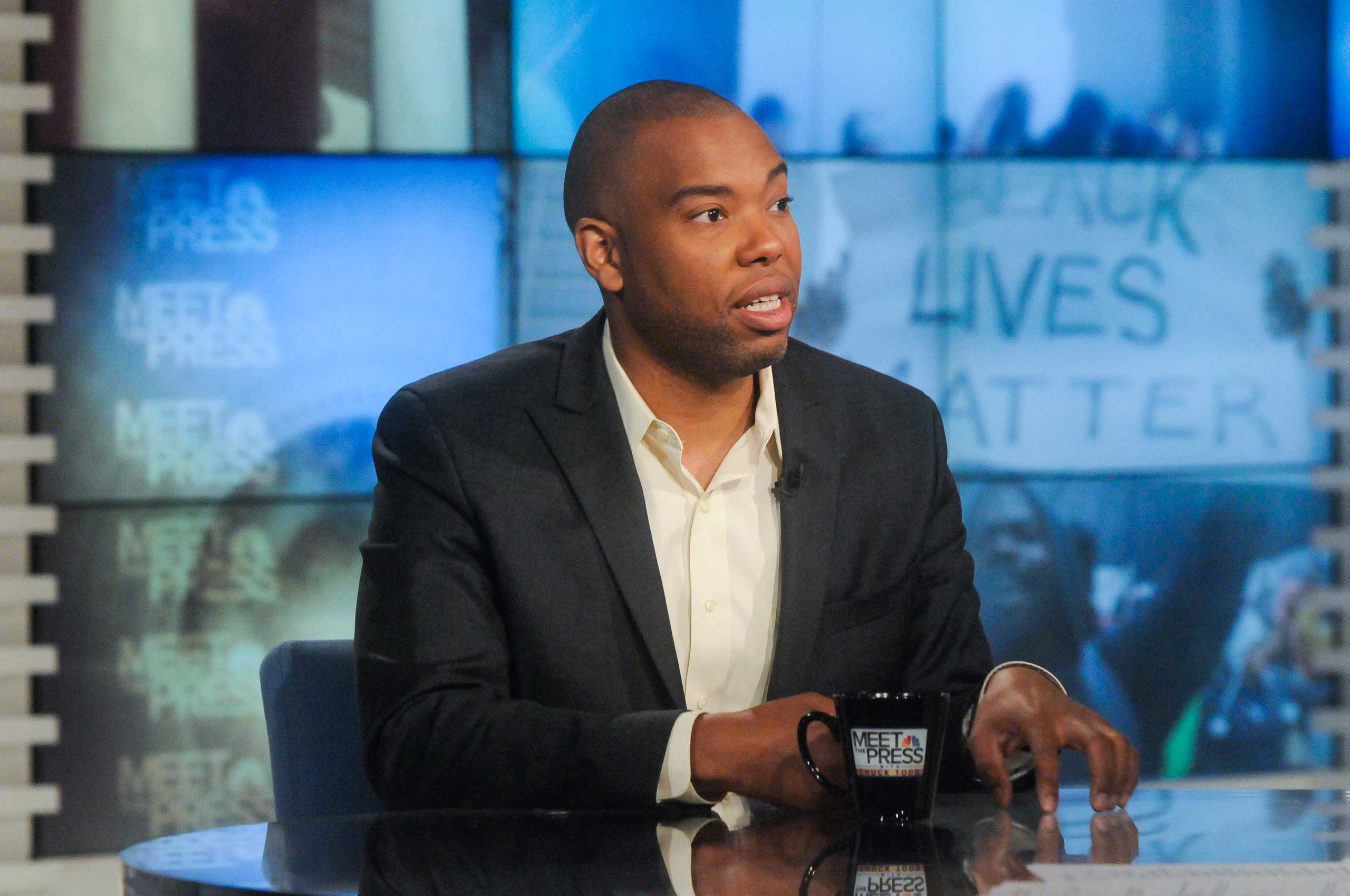 Ta-Nehisi Coates, National Correspondent for The Atlantic and author of "Between the World and Me" appears on "Meet the Press" in Washington, D.C., July 5, 2015. (NBCU Photo Bank—Getty Images)