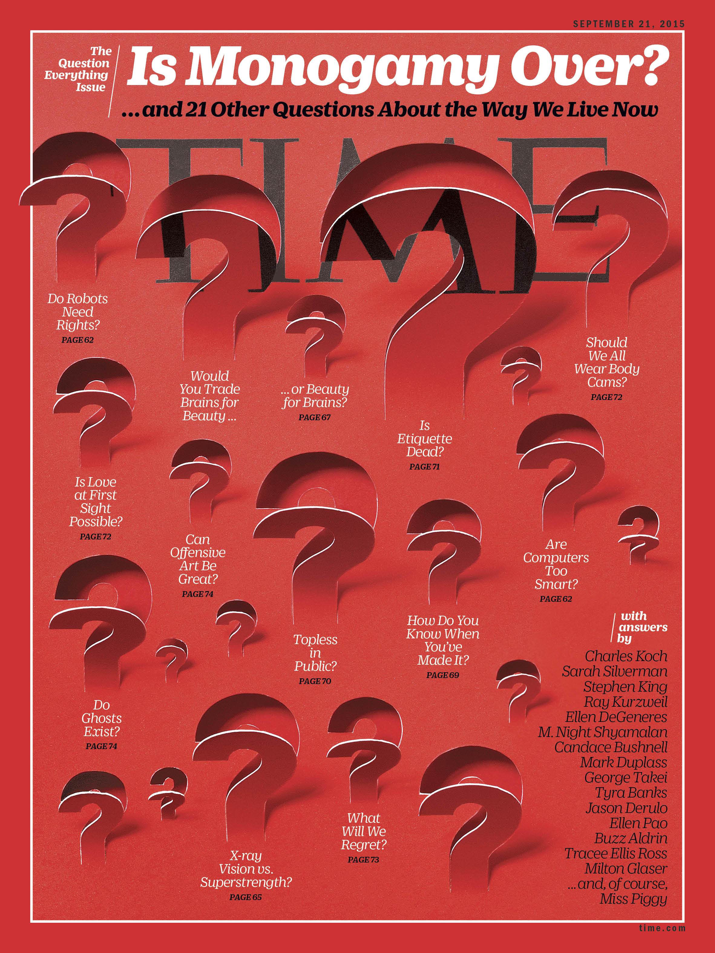 The Question Everything Issue Time Magazine Cover 150921