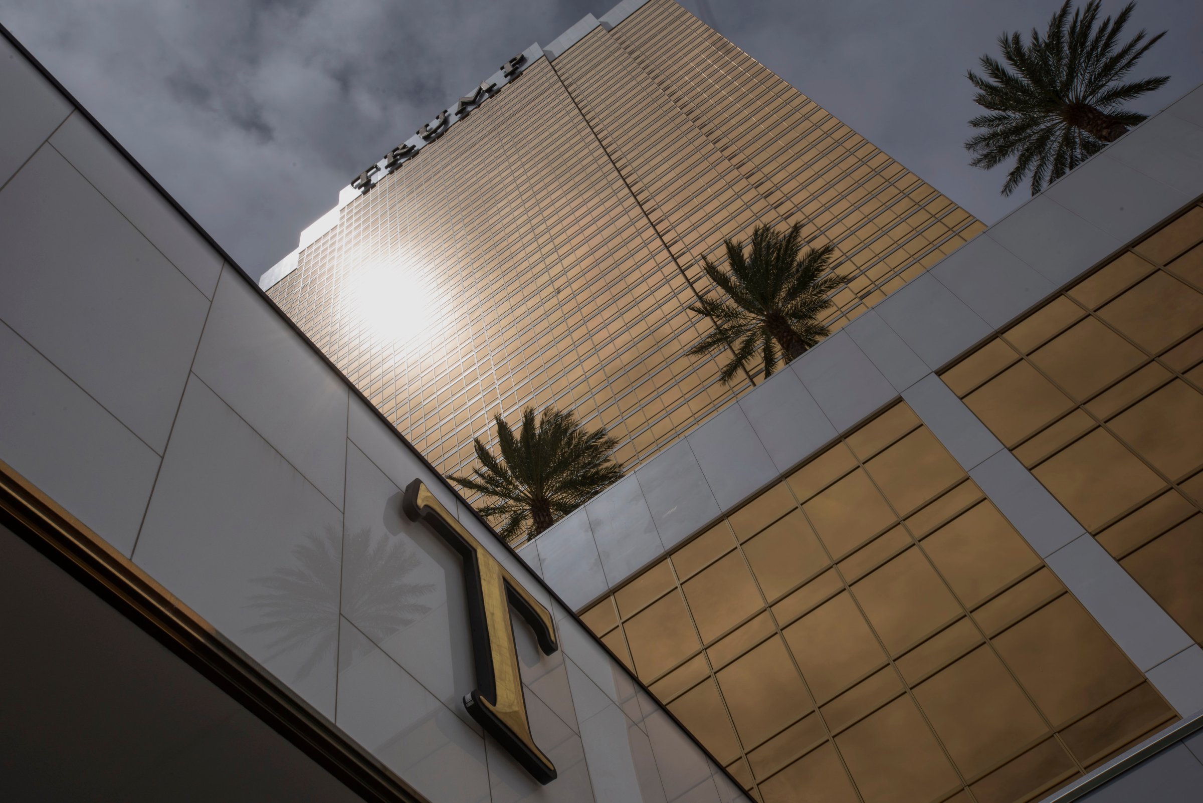 The Trump International Hotel stands in Las Vegas, Nevada on Aug. 5, 2015.
