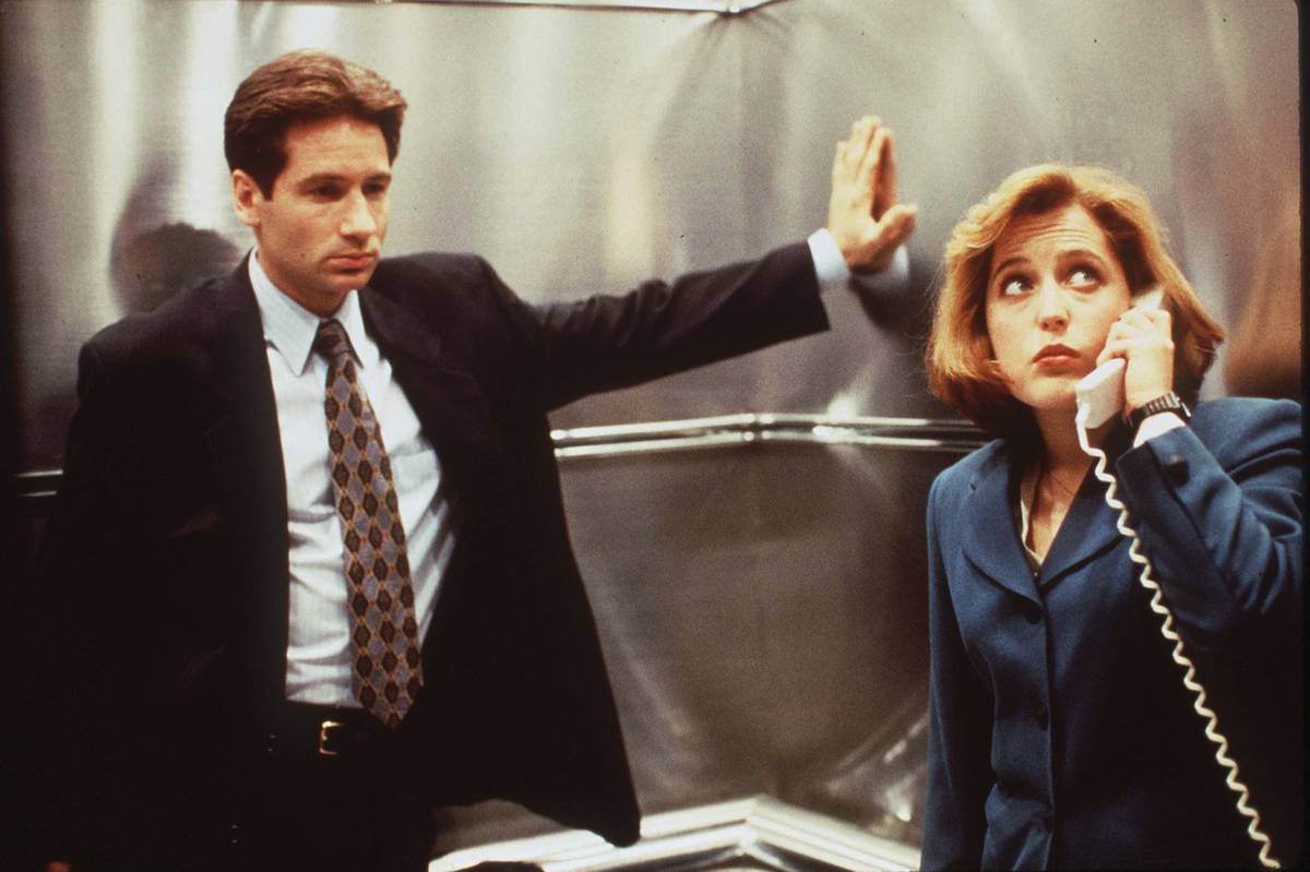 A 1996 scene from The X-Files (Fox / Getty Images)