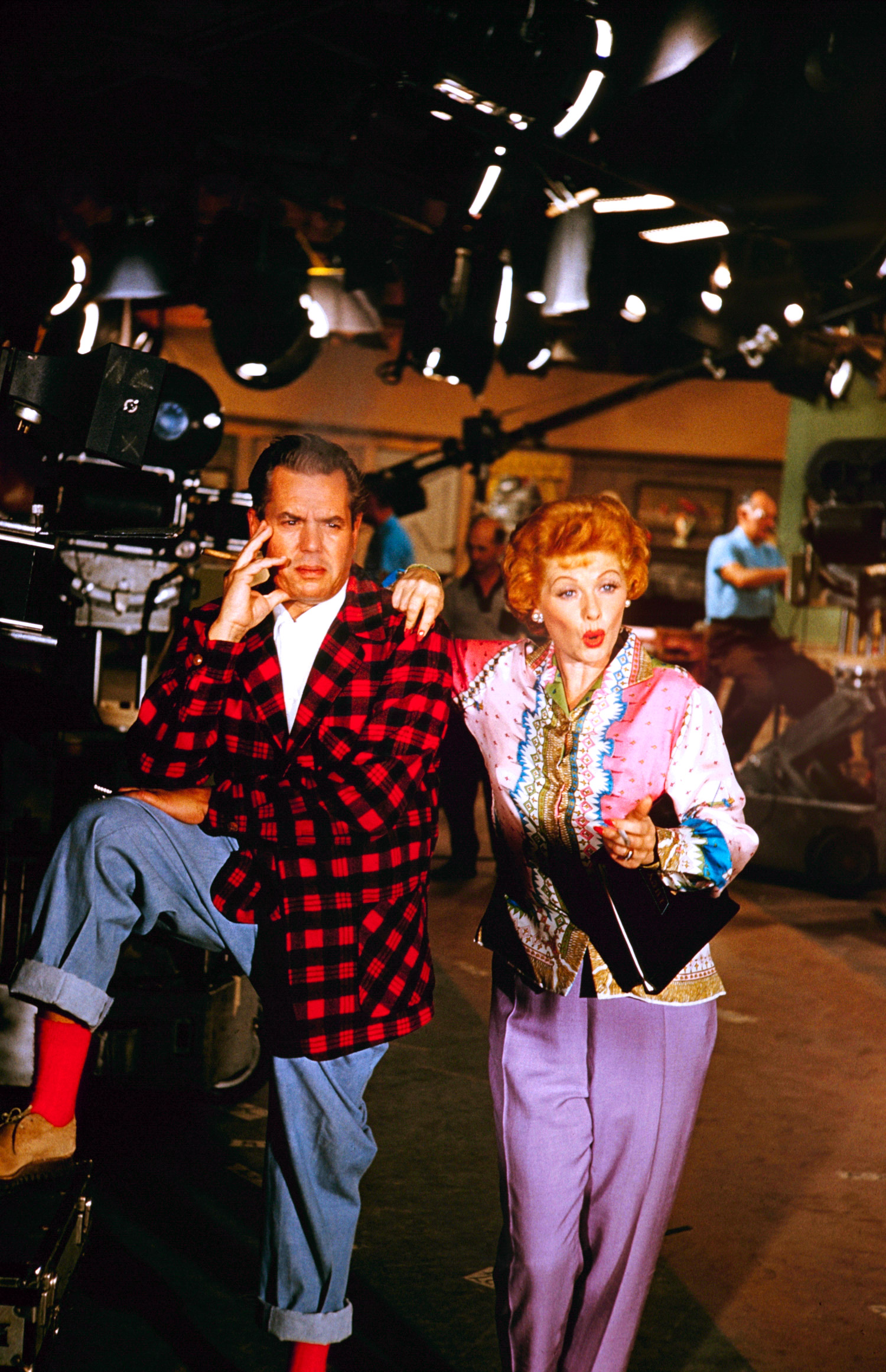 Lucille Ball and Desi Arnaz on the launch of Desilu Studios, pondering their new venture.