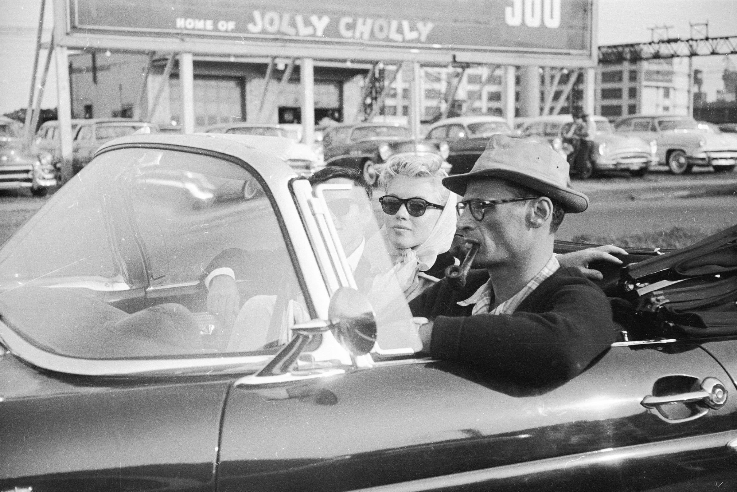 Marilyn Monroe and Arthur Miller 1956