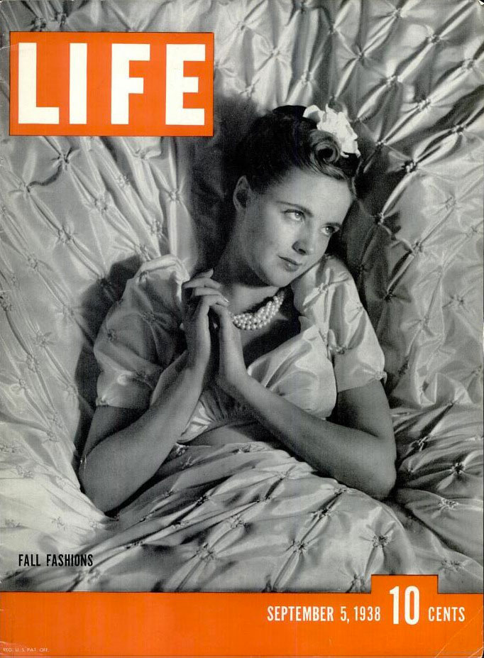 September 5, 1938 cover of LIFE magazine.