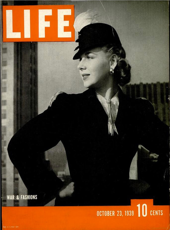 October 23, 1939 cover of LIFE magazine.