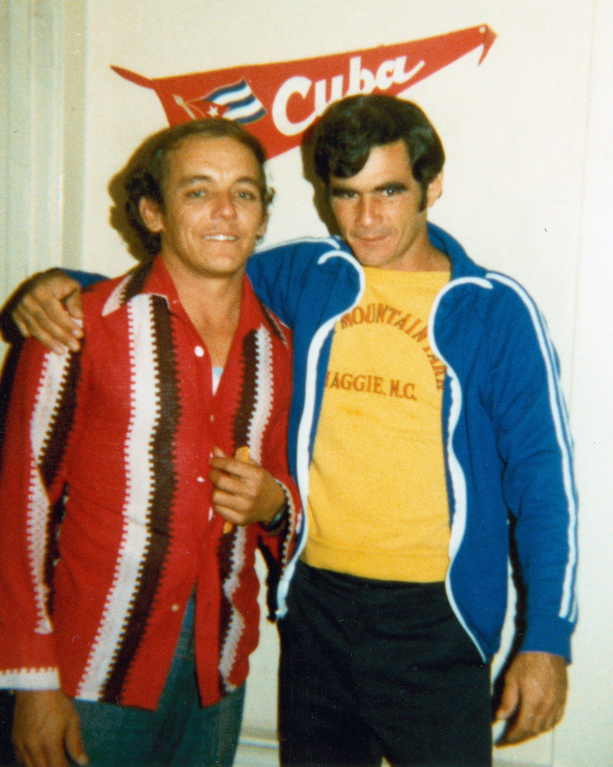 Juanito and Silvio in 1980, San Franciso. When both had just arrived to the U.S.