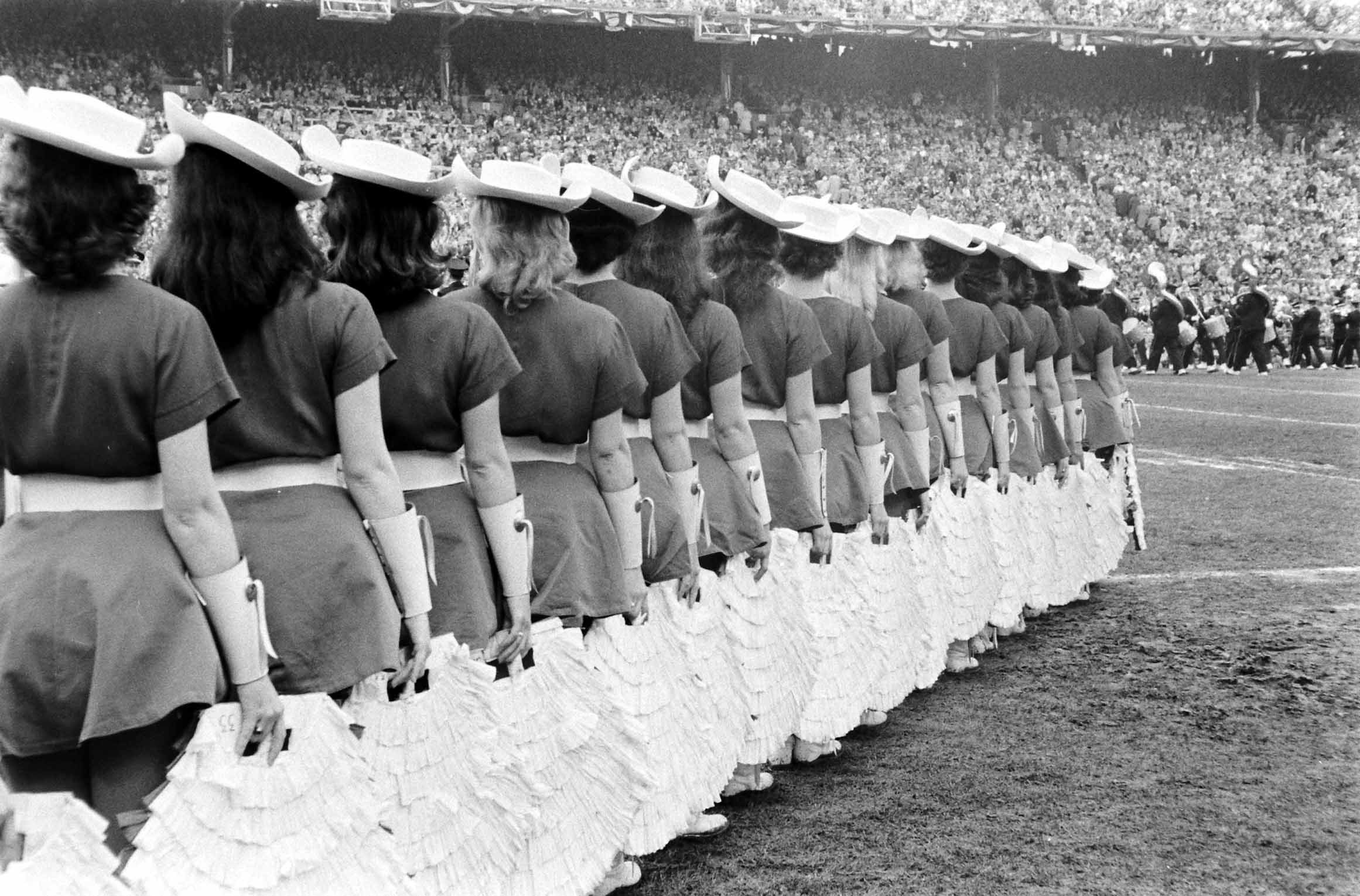 Cotton Bowl cheerleaders, 1960.