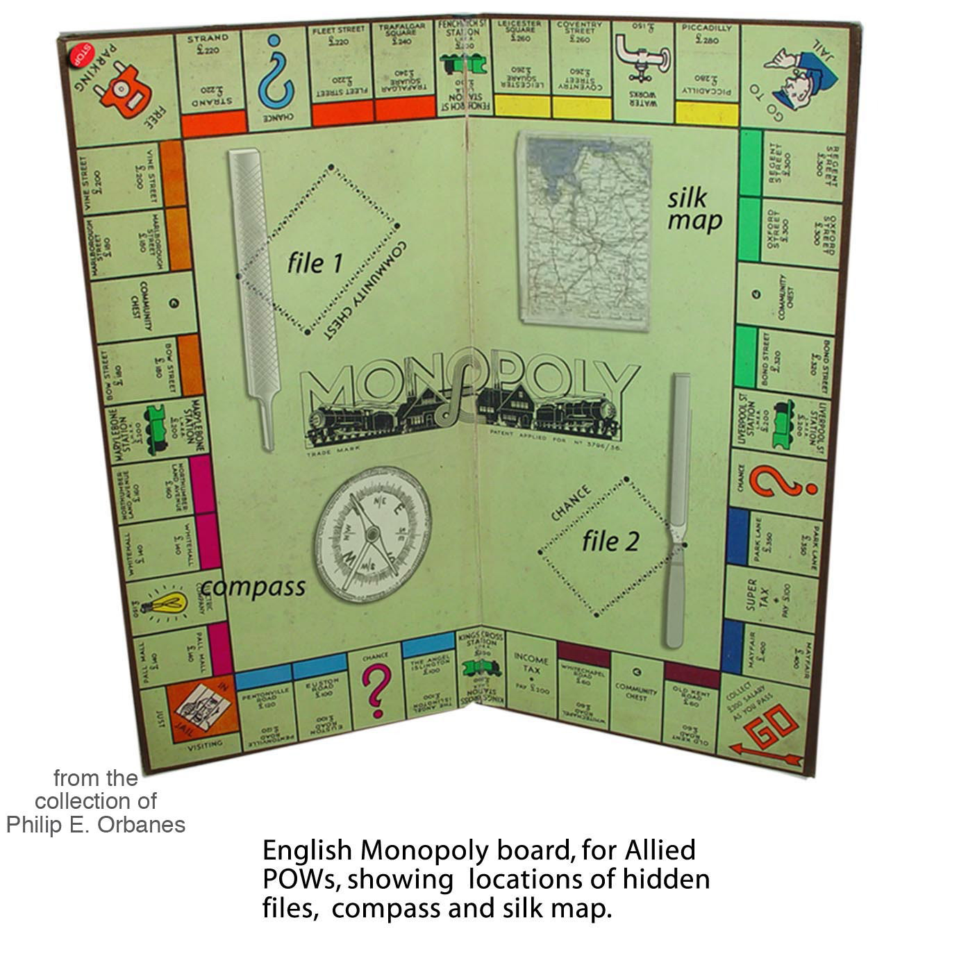 World War II Waddington's Monopoly Game