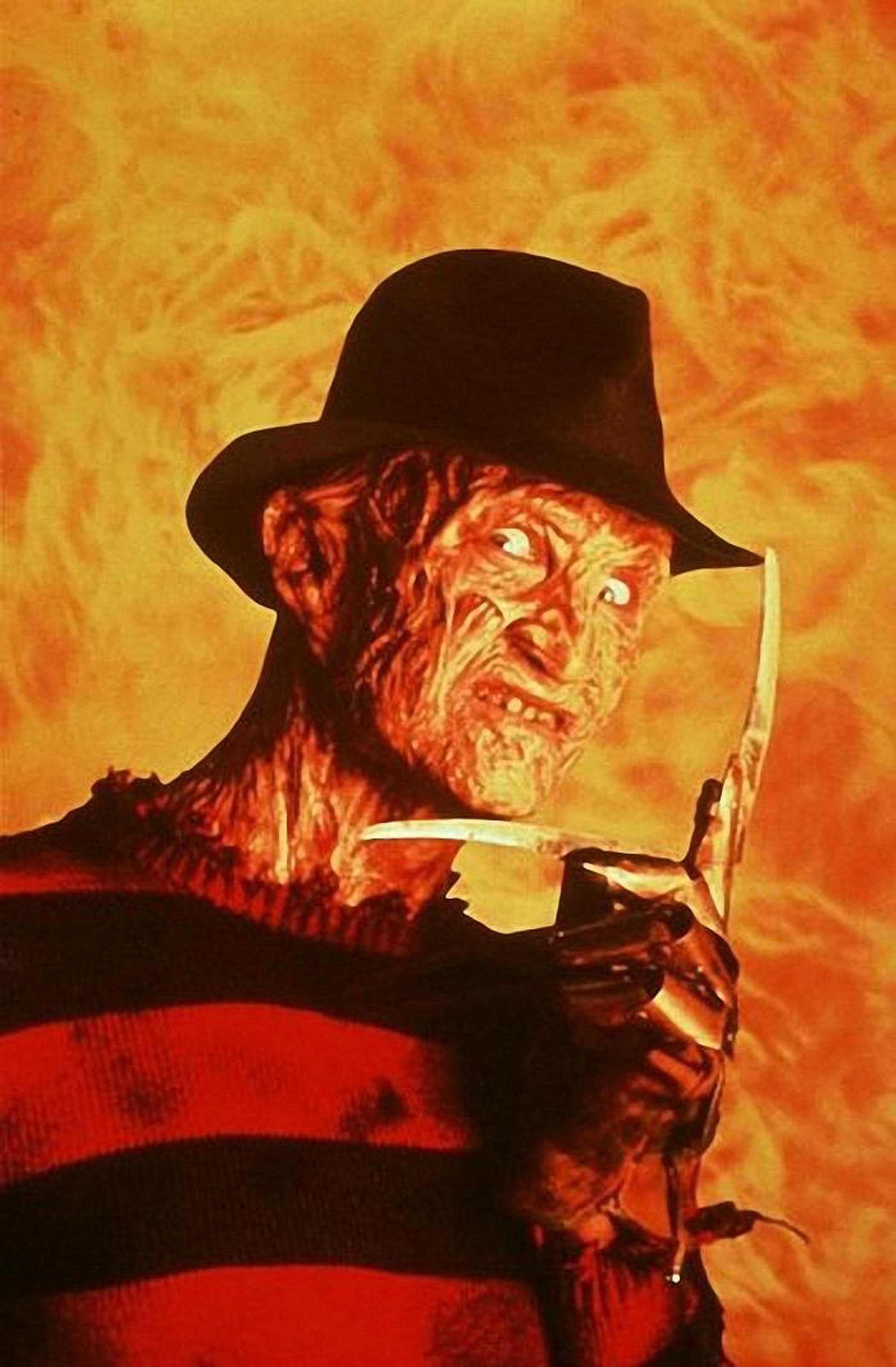 Freddy Krueger from A Nightmare on Elm Street, 1984.