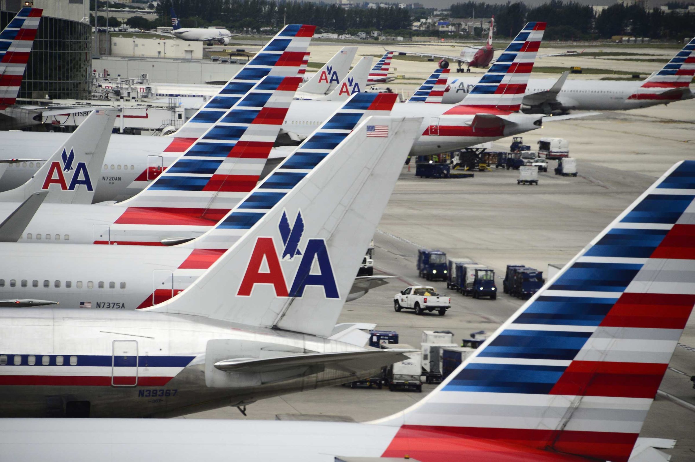 American Airlines passenger planes.