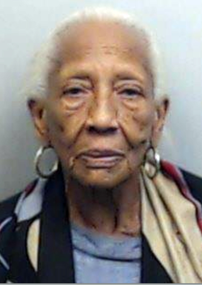 Doris Payne, 85, who was arrested Oct. 23, 2015, at an upscale shopping mall in Atlanta (Fulton County Sheriff's Office/AP)