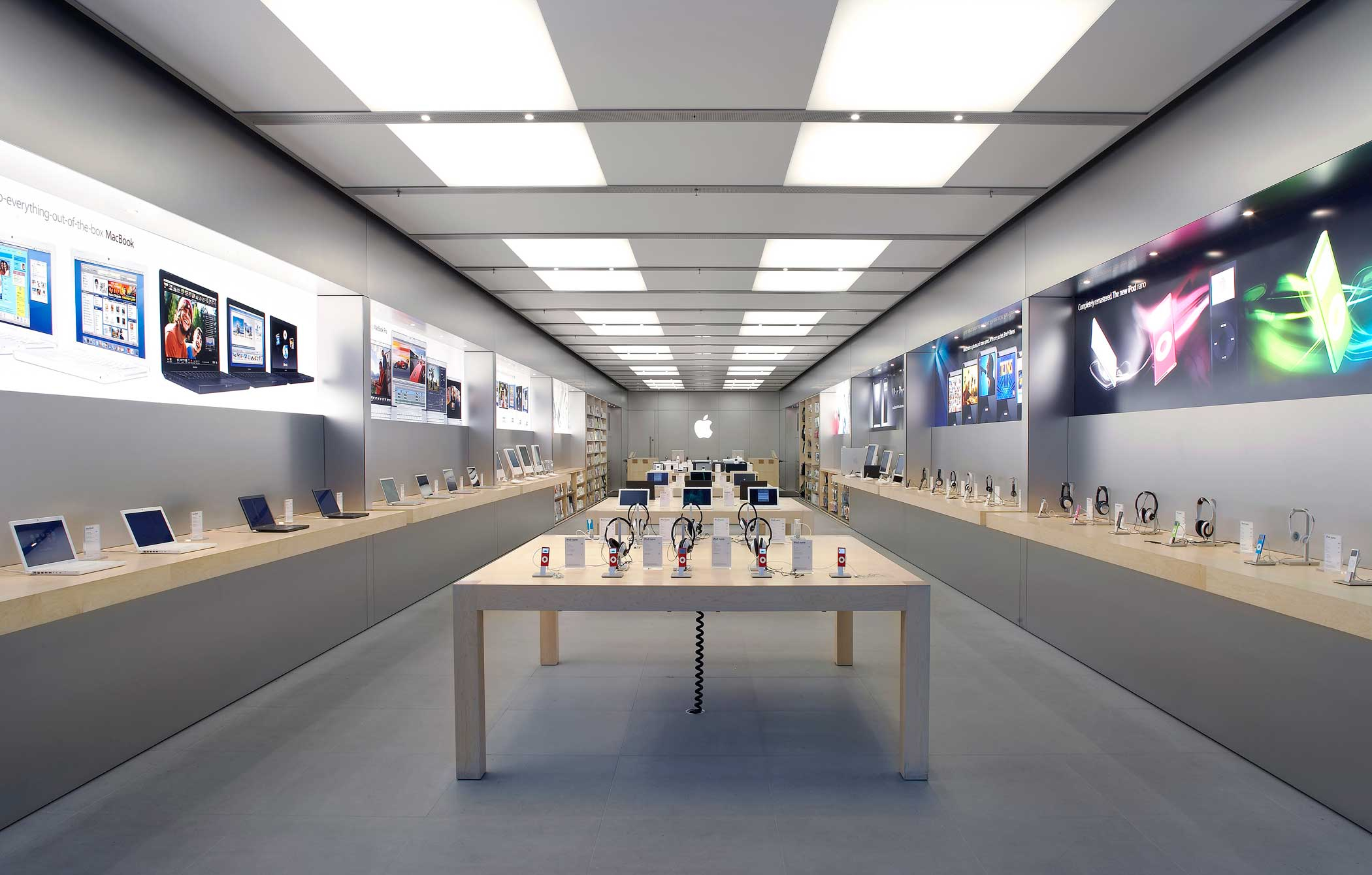 An Apple store in The Arndale Centre in Manchester, England.