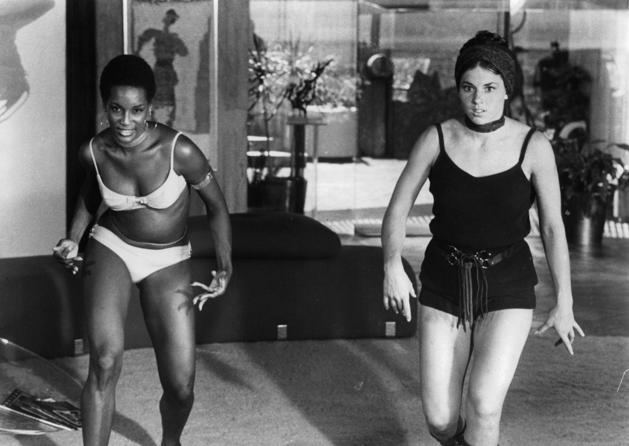 Bambi and Thumper (Lola Larson and Trina Parks, respectively)
                              Diamonds Are Forever, 1971
                              The gymnast body guards who kick James Bond’s butt aren’t major characters, but they certainly make an impression.